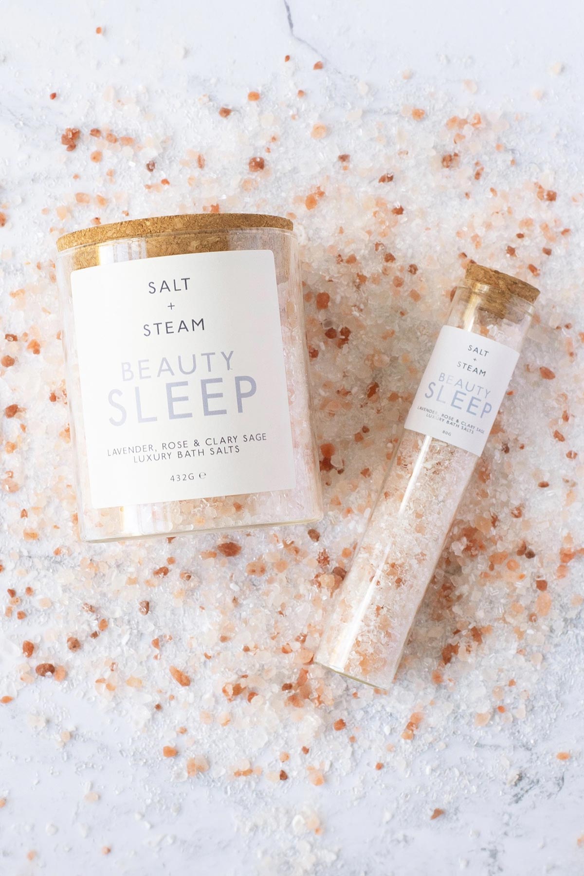 Vegan bath salts in plastic-free packaging curated by Urban Wild