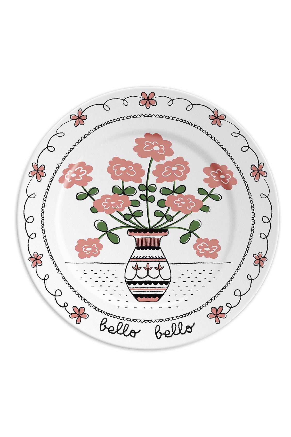 Bello Bello porcelain plate by ilaria.i made in Italy