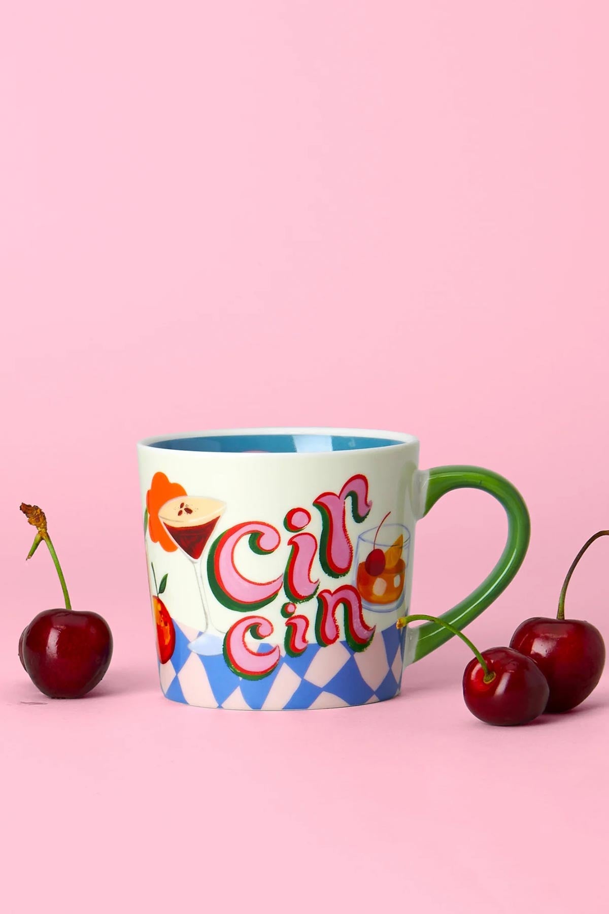 Cin Cin Mug styled as a colourful gift from Urban Wild