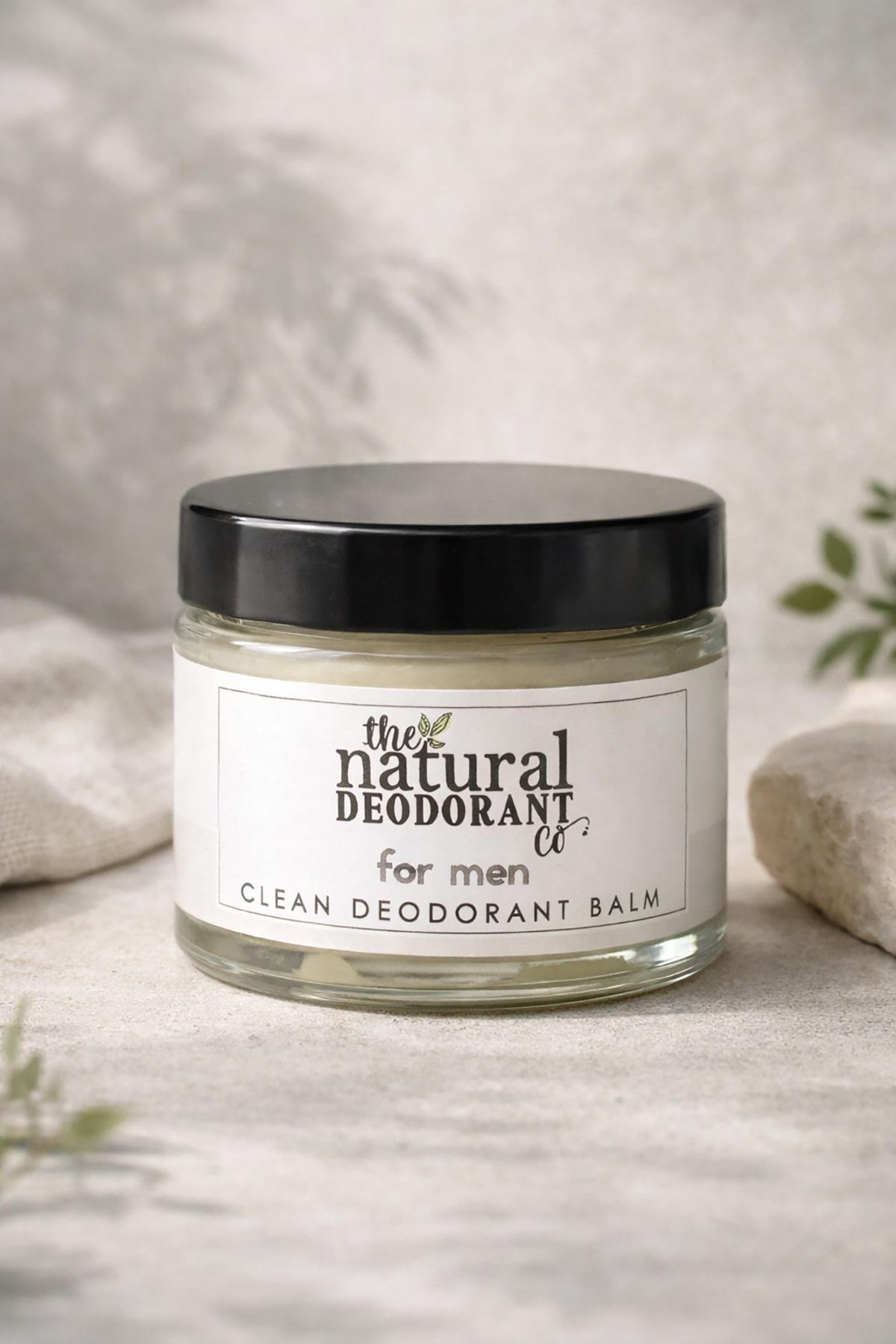 Clean Deodorant Balm for Men by The Natural Deodorant Co