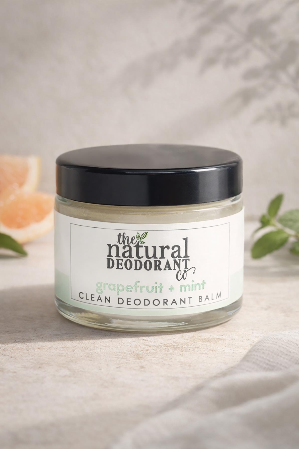 Clean Deodorant Balm Grapefruit and Mint by The Natural Deodorant Co