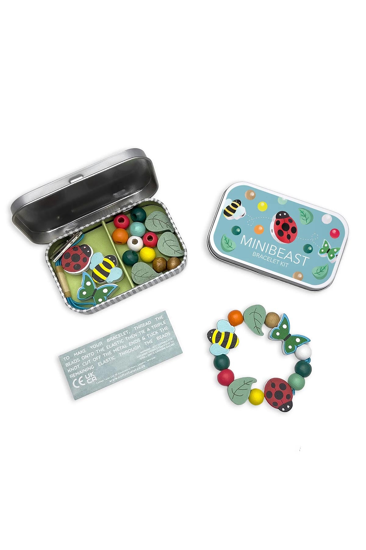 Cotton Twist Minibeast bracelet gift kit