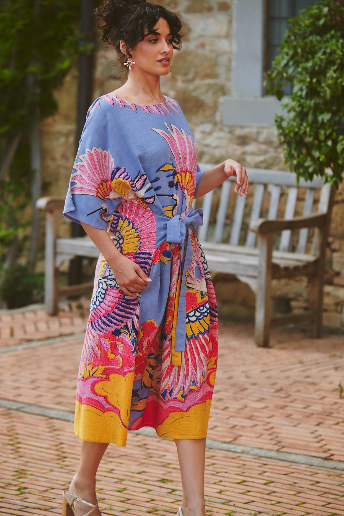 Contemporary British design crane dress