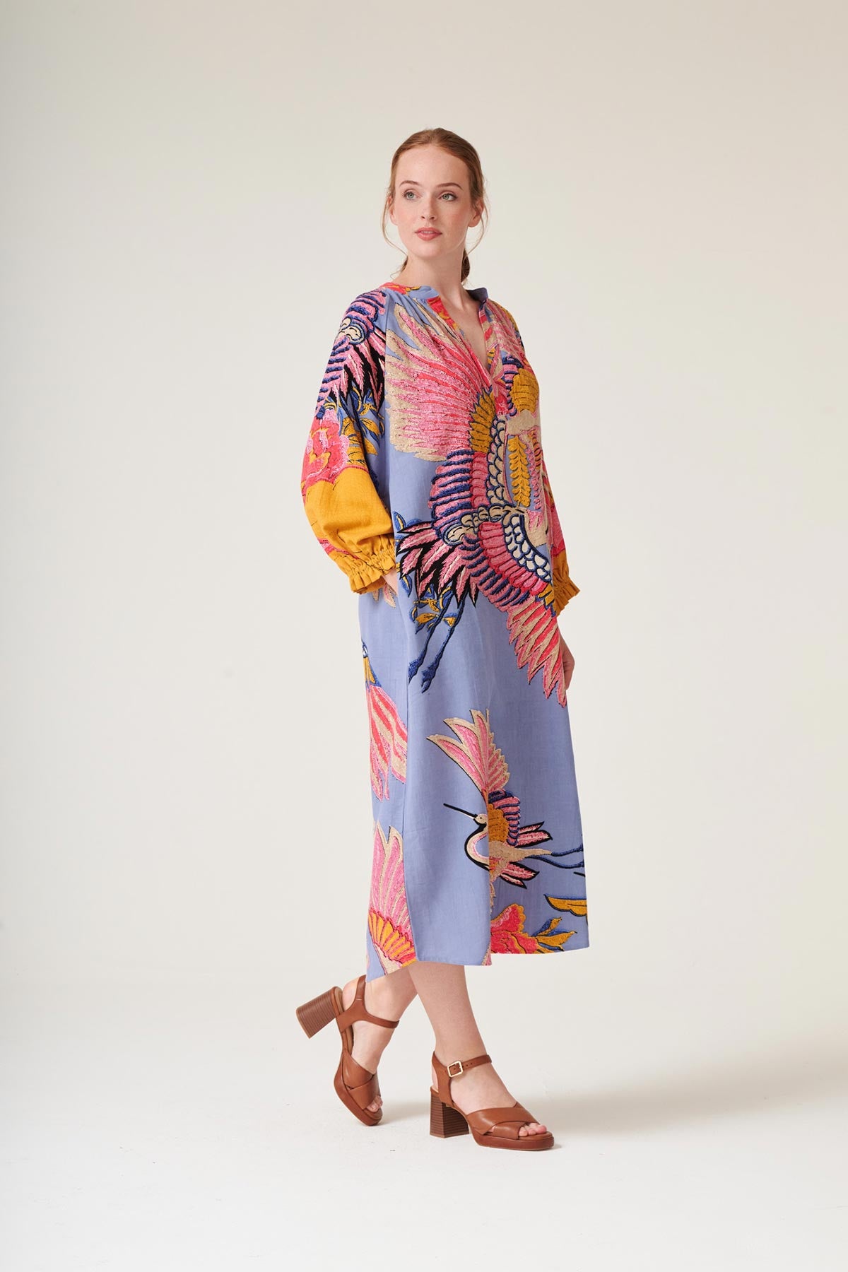 Contemporary British design crane dress