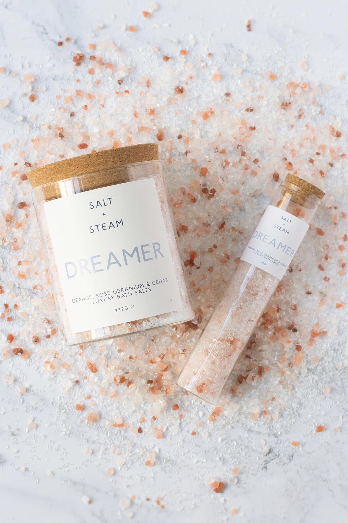 Vegan plastic-free bath salts curated by Urban Wild