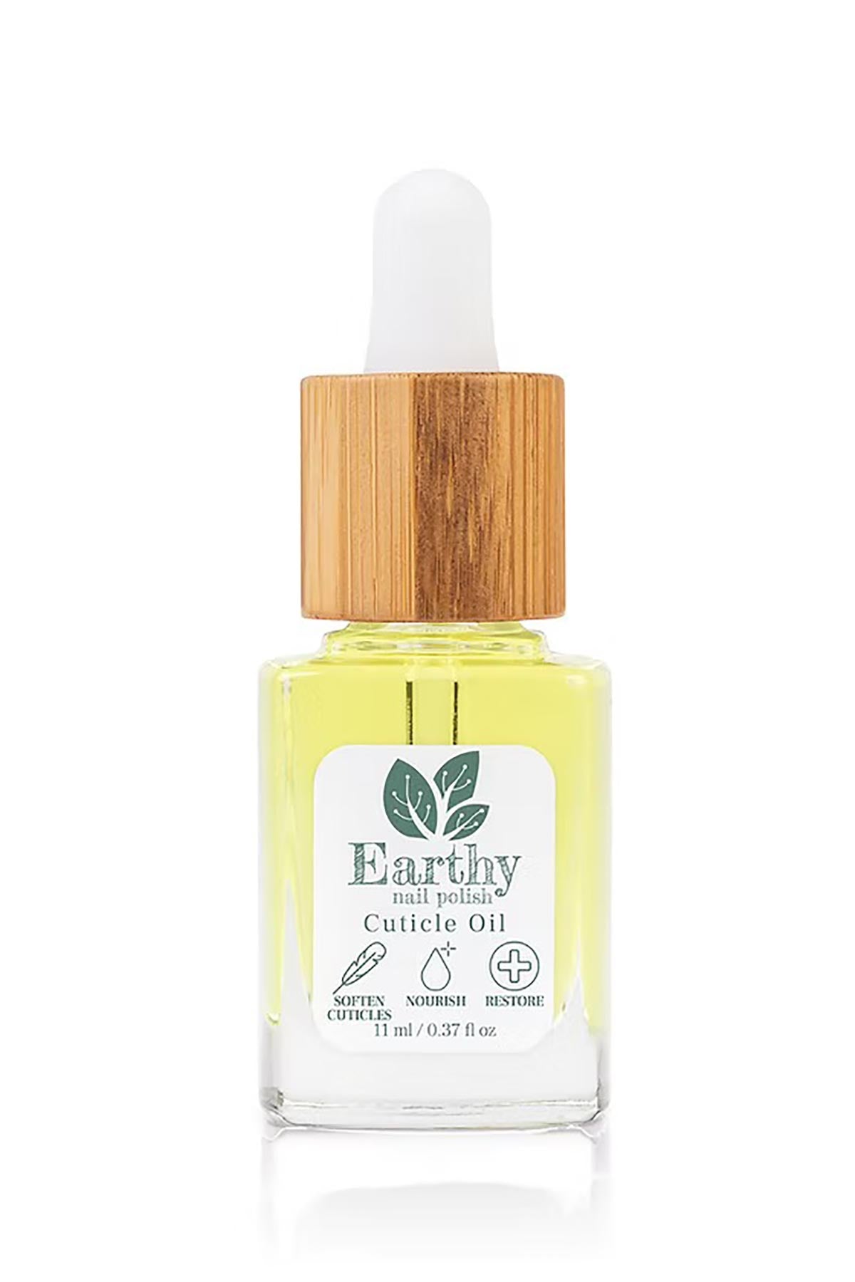 Earthy Cuticle Oil dropper with natural oils