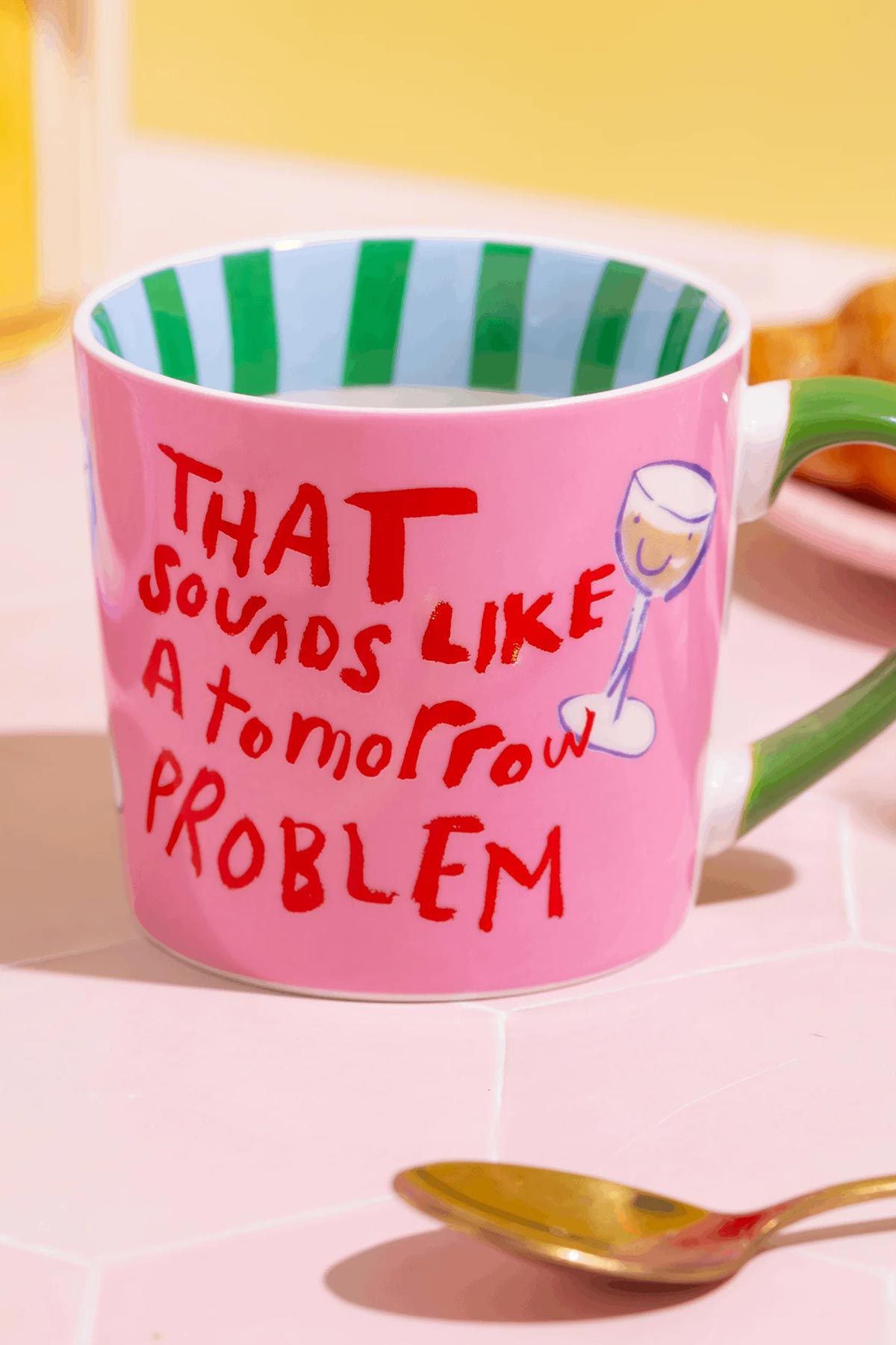 Premium new bone china slogan mug designed in the UK