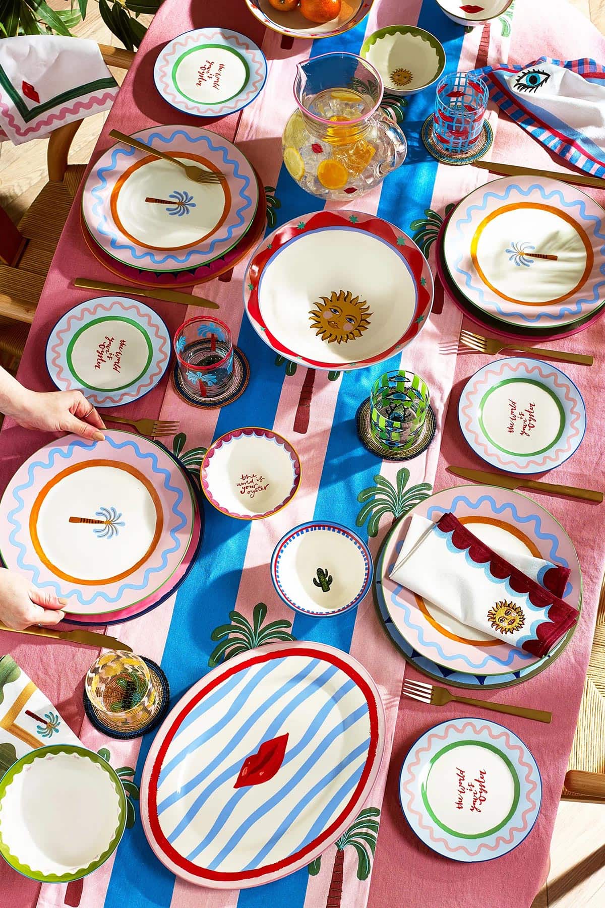 Electric Coast bowls styled for entertaining at Urban Wild
