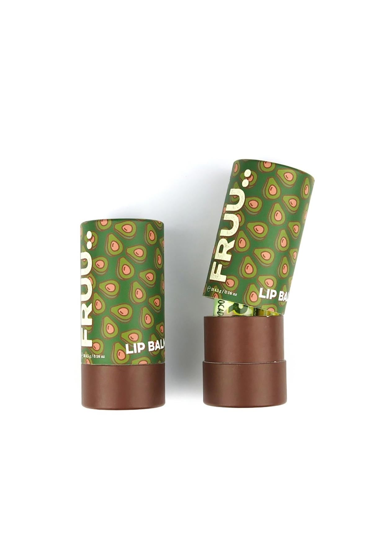 Sustainable lip balm gift set avocado coconut mango