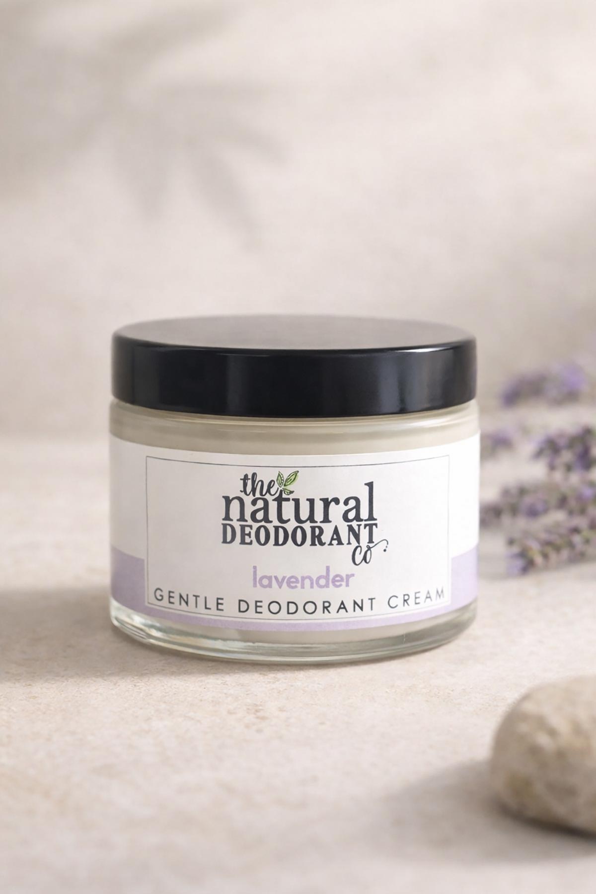 Gentle Deodorant Cream Lavender by The Natural Deodorant Co
