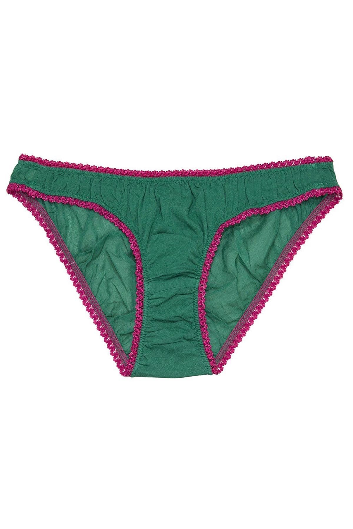 Germaine Emerald Fuchsia organic cotton panties by Germaine Des Prés Paris at Urban Wild