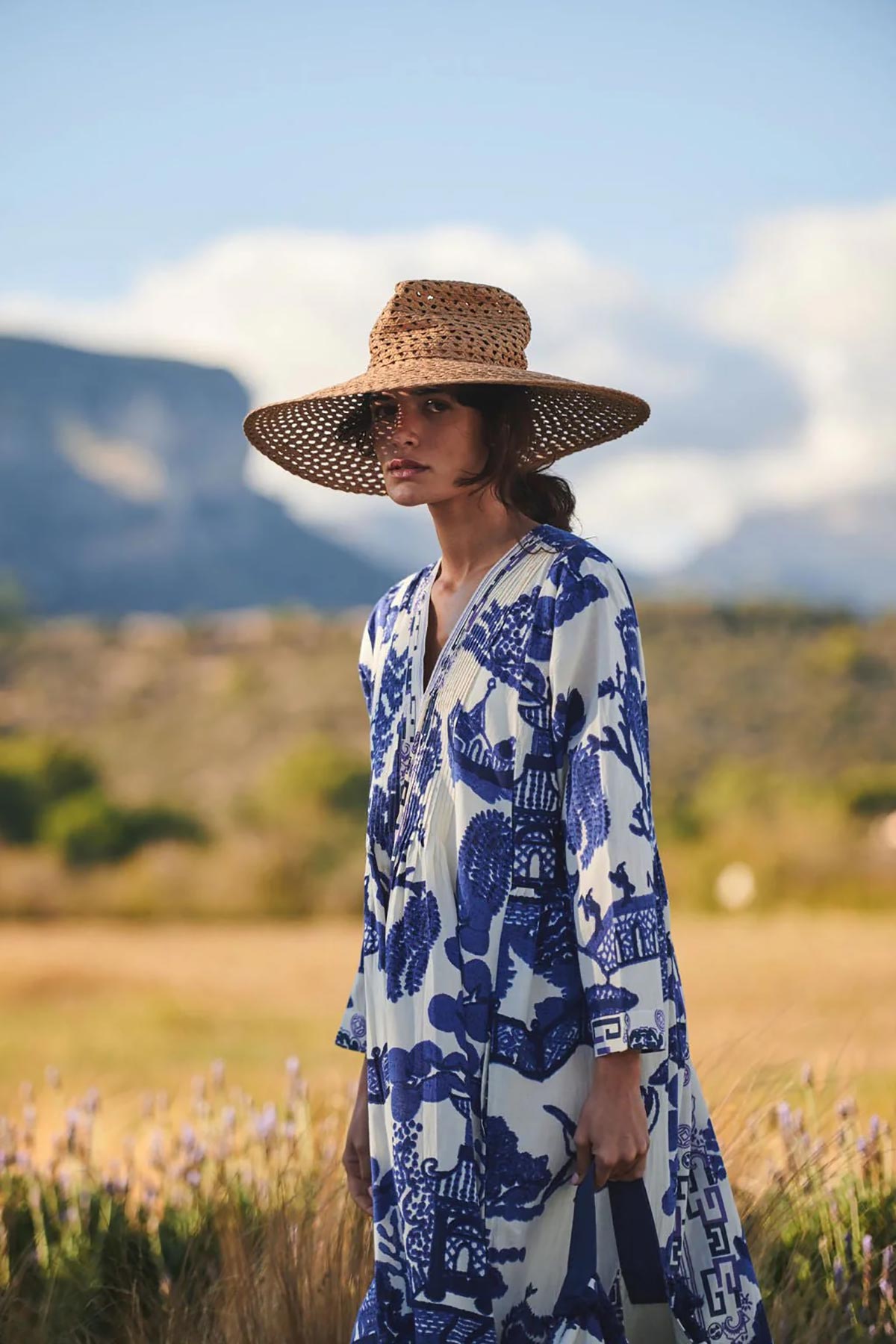 Giant Willow Blue Pinch Pleat Dress | One Hundred Stars at Urban Wild Giant Willow Blue Pinch Pleat Dress | One Hundred Stars at Urban Wild