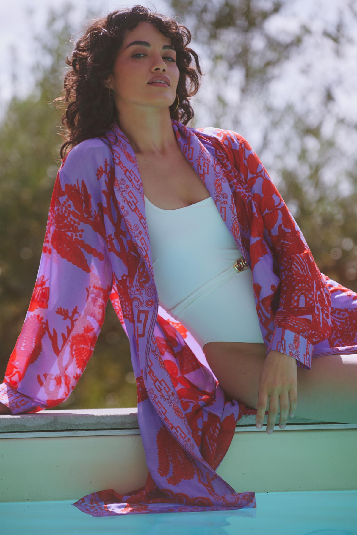 Design-led printed gown curated by Urban Wild
