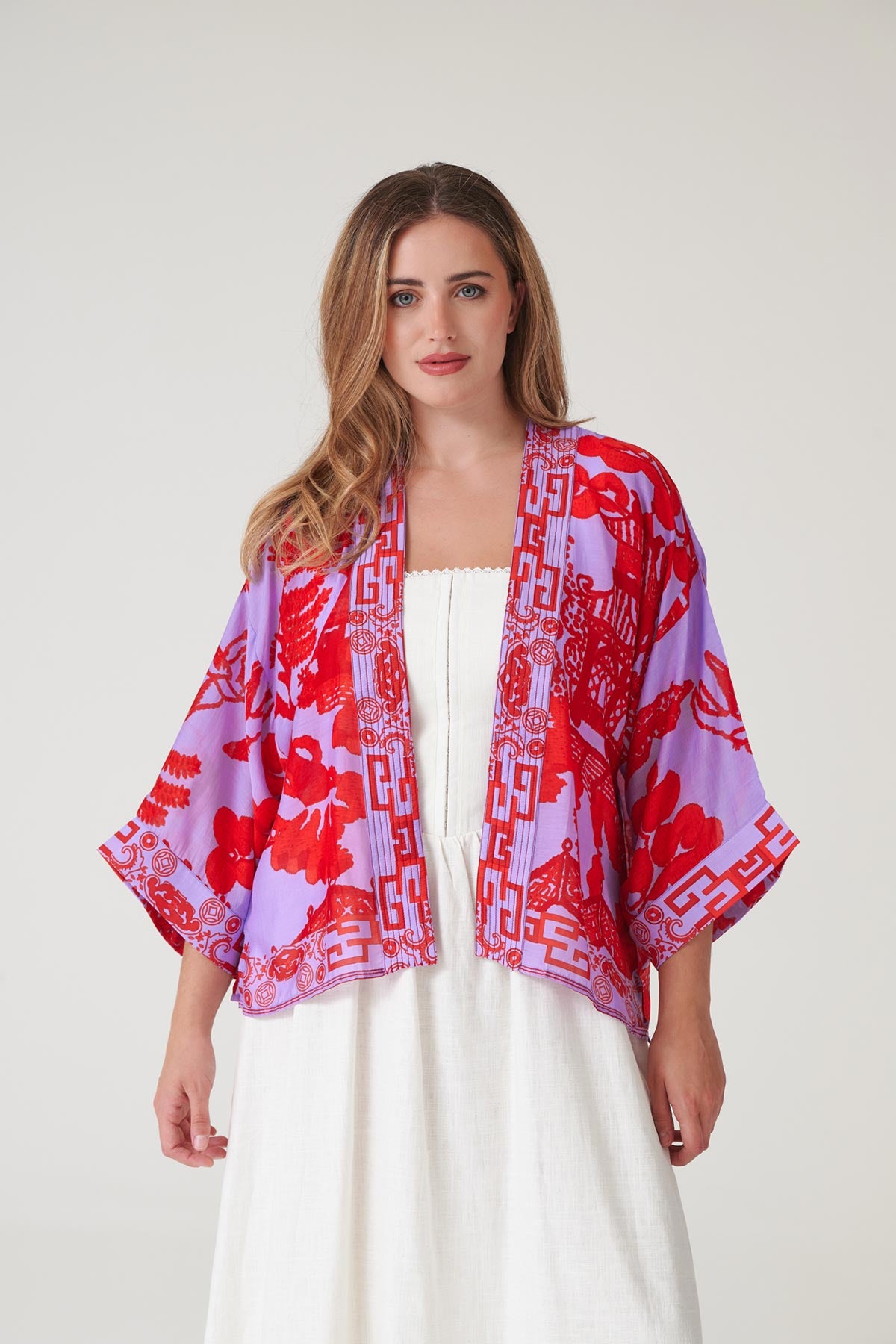 Giant Willow Violet kimono by One Hundred Stars at Urban Wild