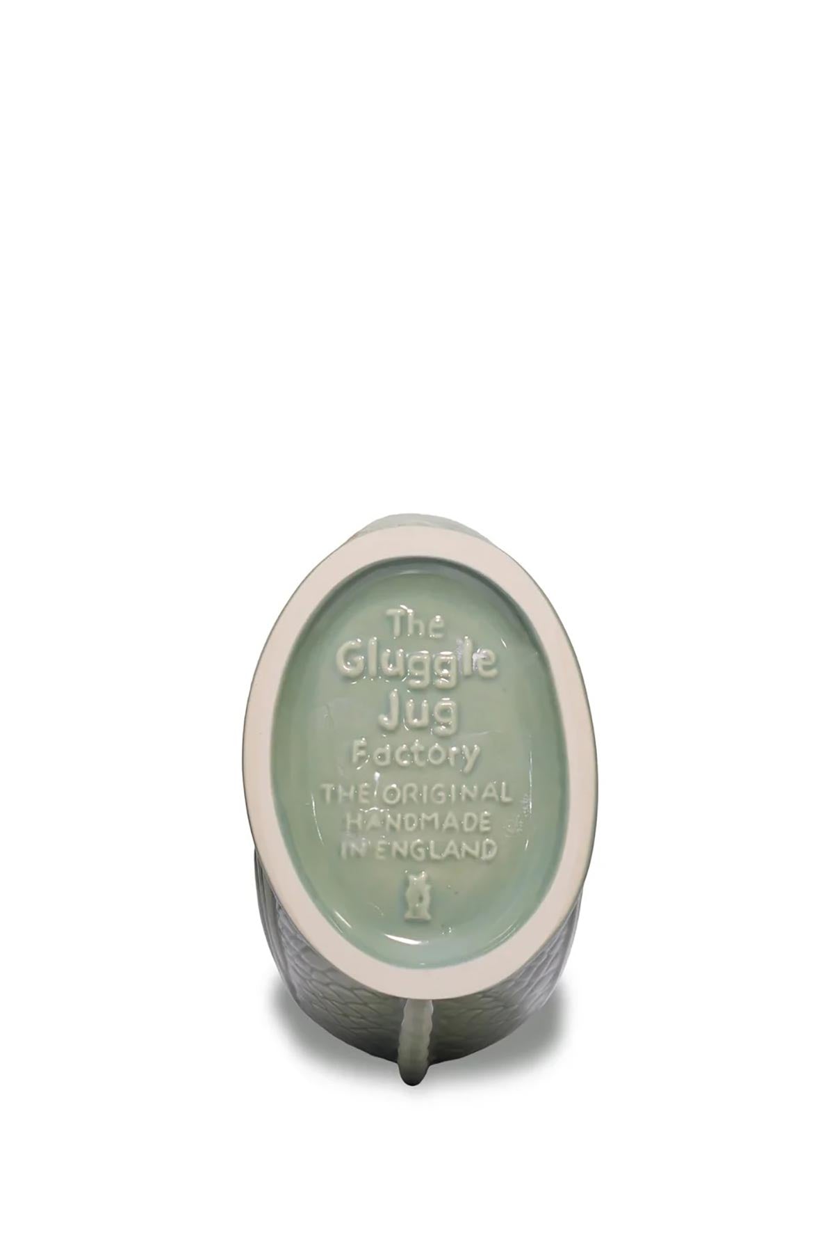 Sage Gluggle Jug ceramic base view