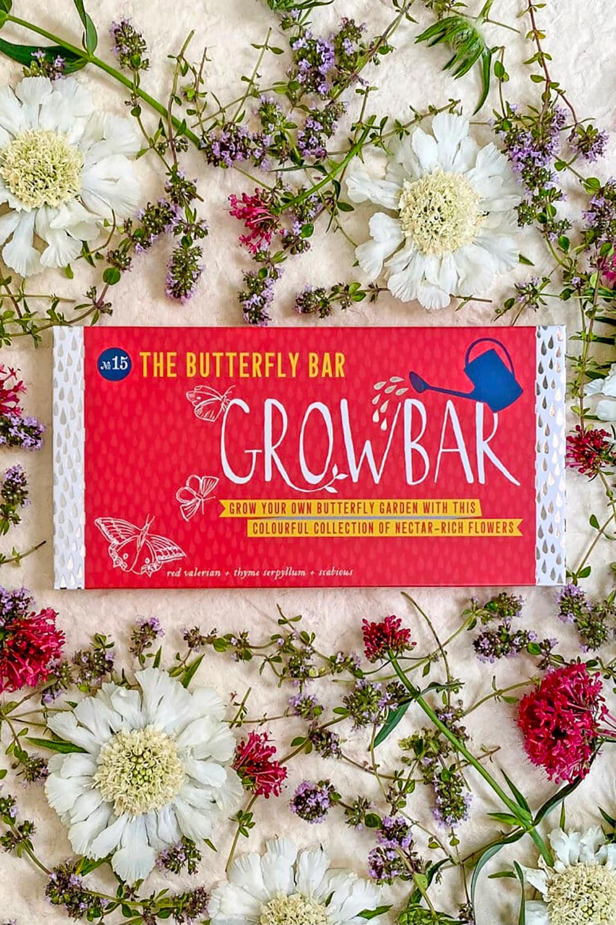 Butterfly Growbar packaging wildlife flower growing kit by Growbar at Urban Wild