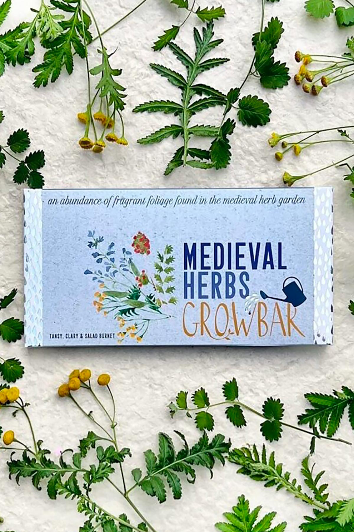 Medieval Herbs Growbar packaging traditional herb gardening kit by Growbar at Urban Wild