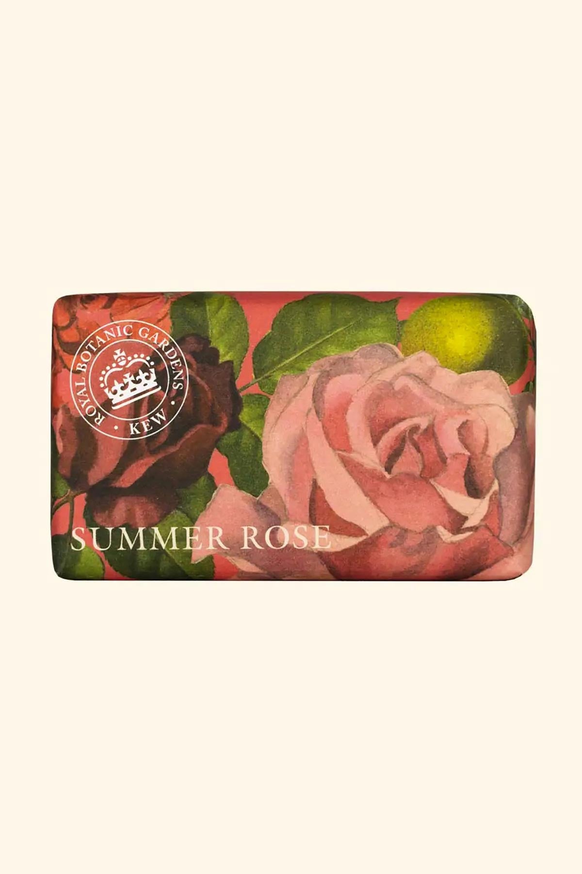Boxed Kew Gardens Summer Rose Soap botanical packaging at Urban Wild