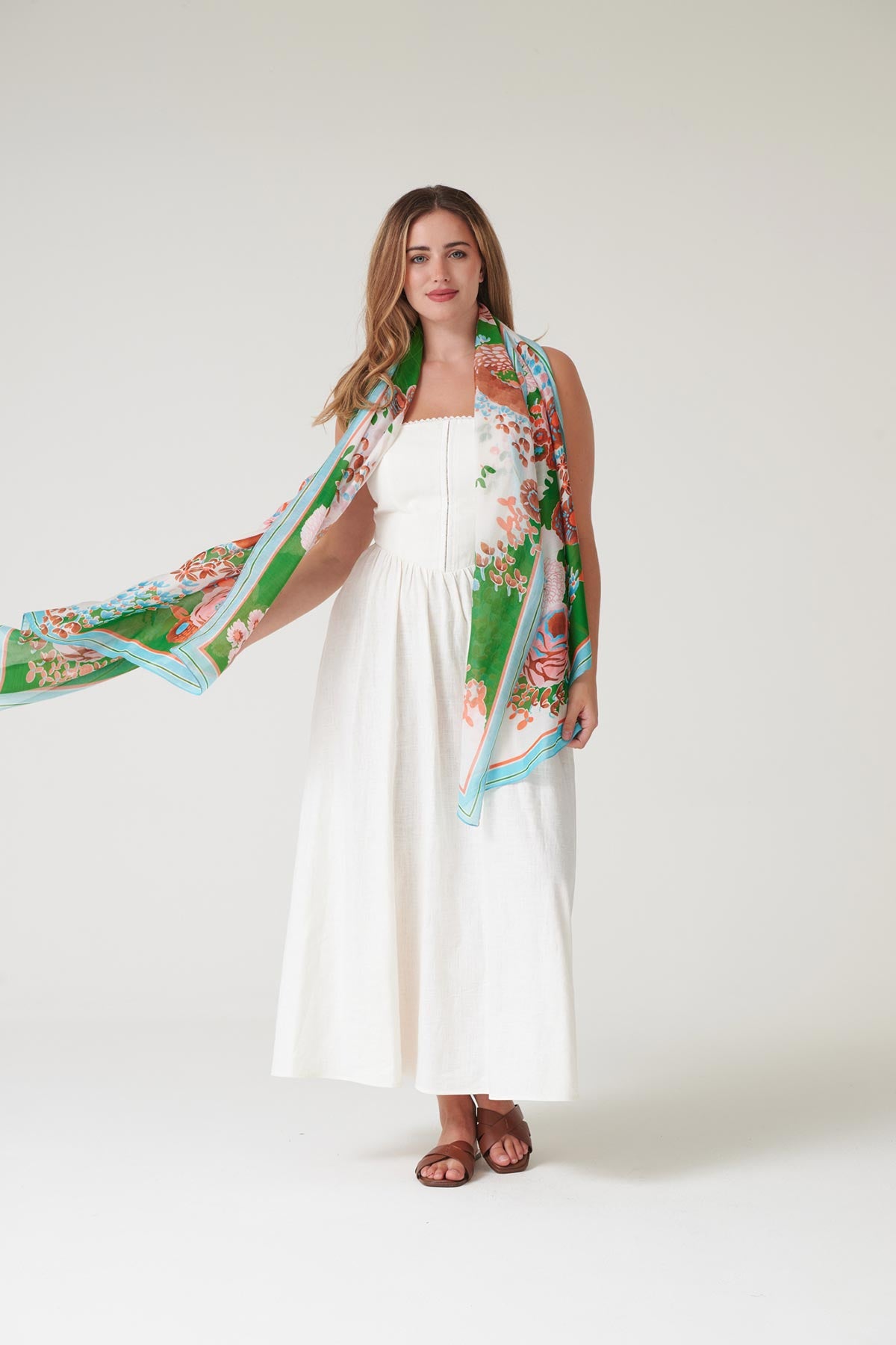 Design-led printed scarf curated by Urban Wild