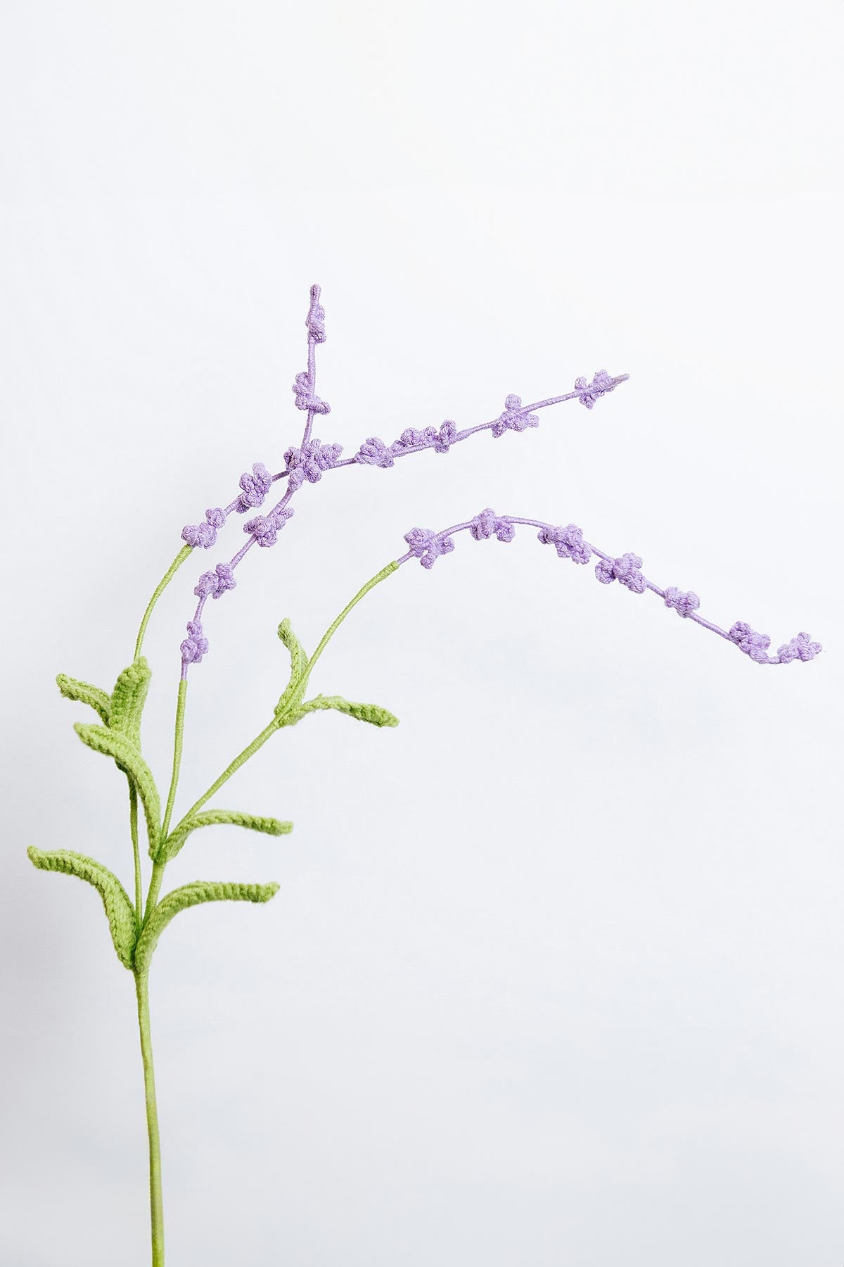 Lavender of Provence crochet flower stem by The Way to You