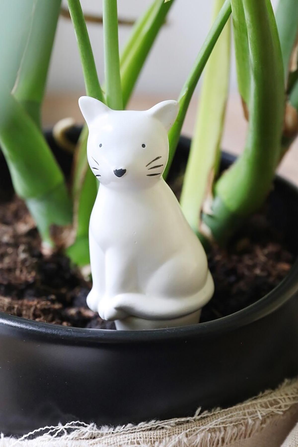 Lisa Angel ceramic cat plant watering spike