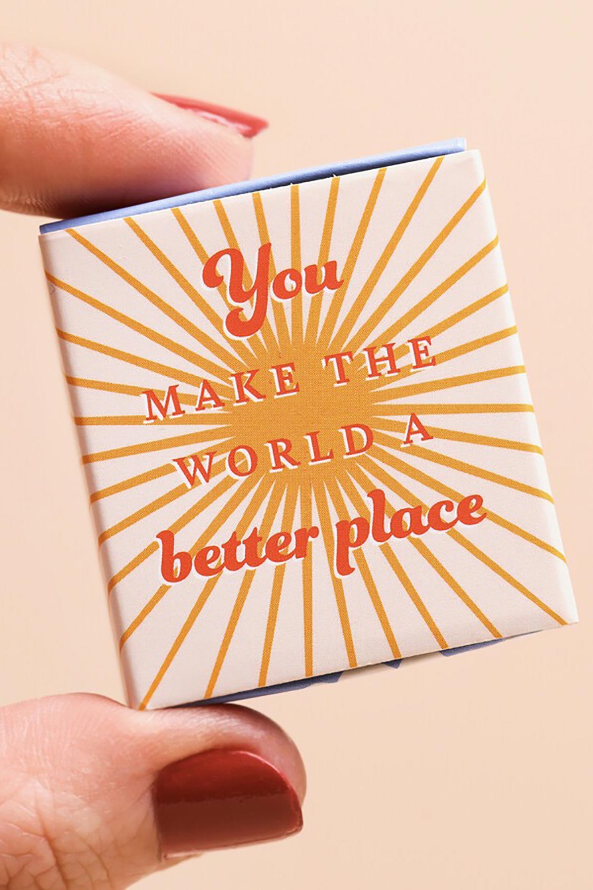 Mini ceramic sunshine keepsake by Lisa Angel