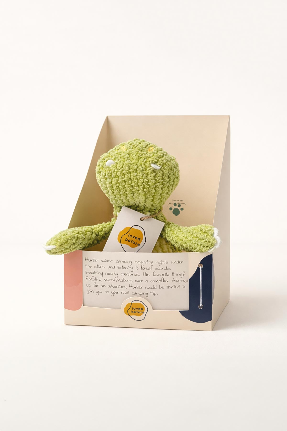 Hunter pre-loved dinosaur soft toy by Loved Before at Urban Wild.