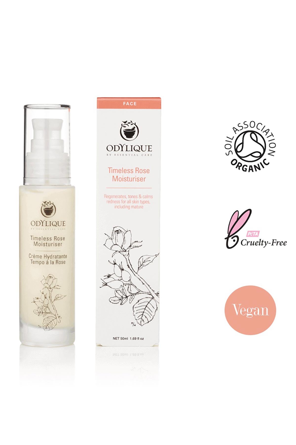 Timeless Rose moisturiser by Odylique