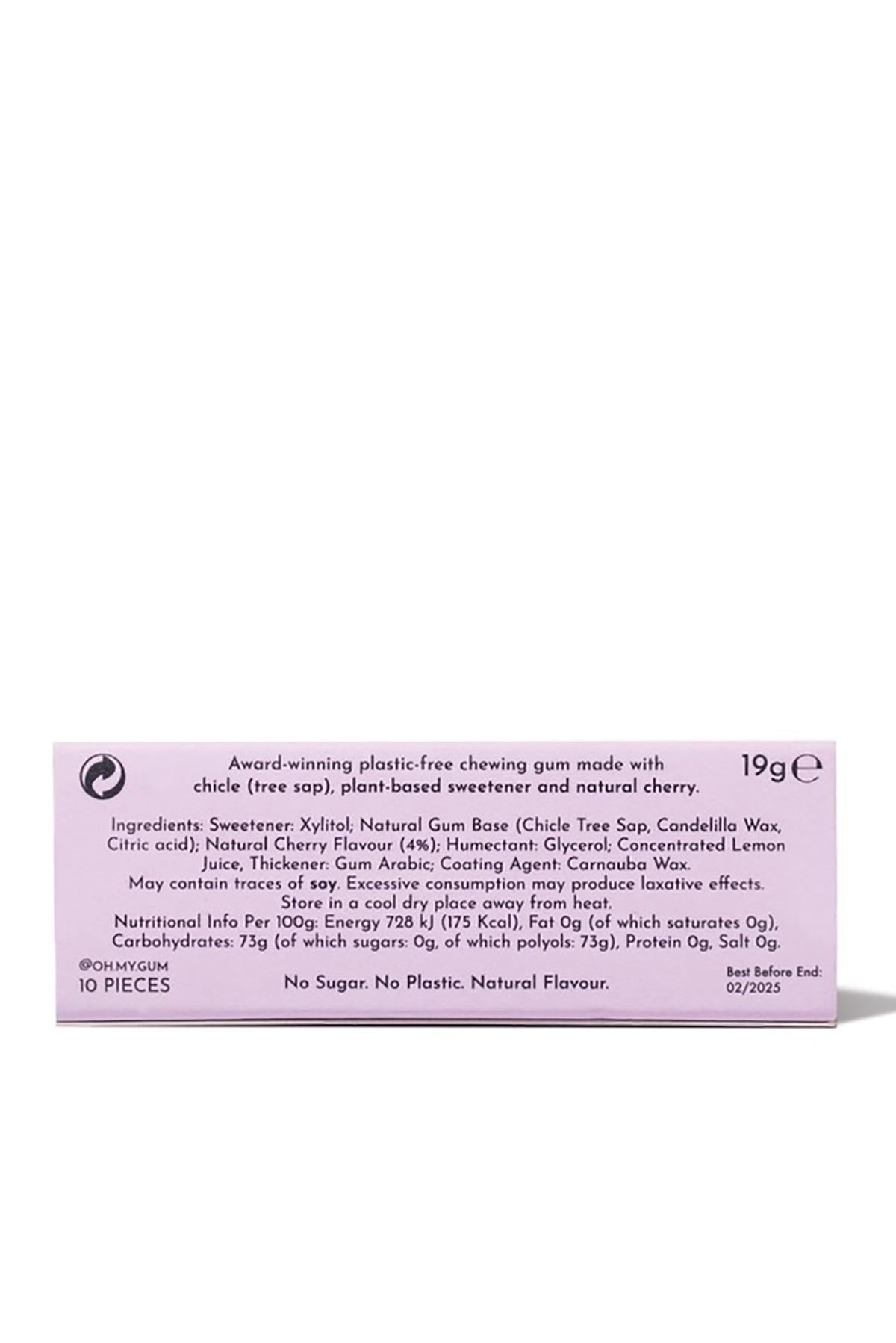 OH MY GUM! cherry gum pack