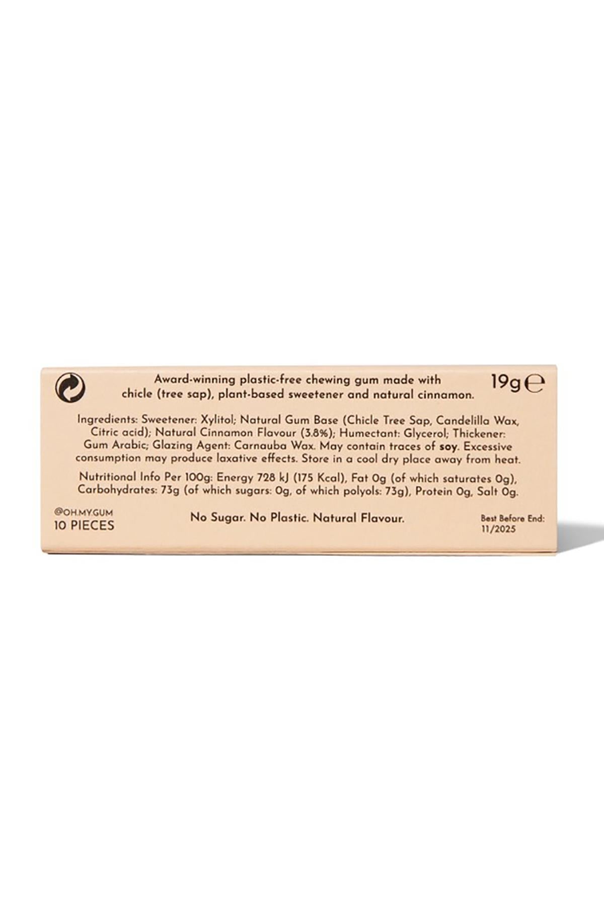 Sustainable chewing gum with spice notes