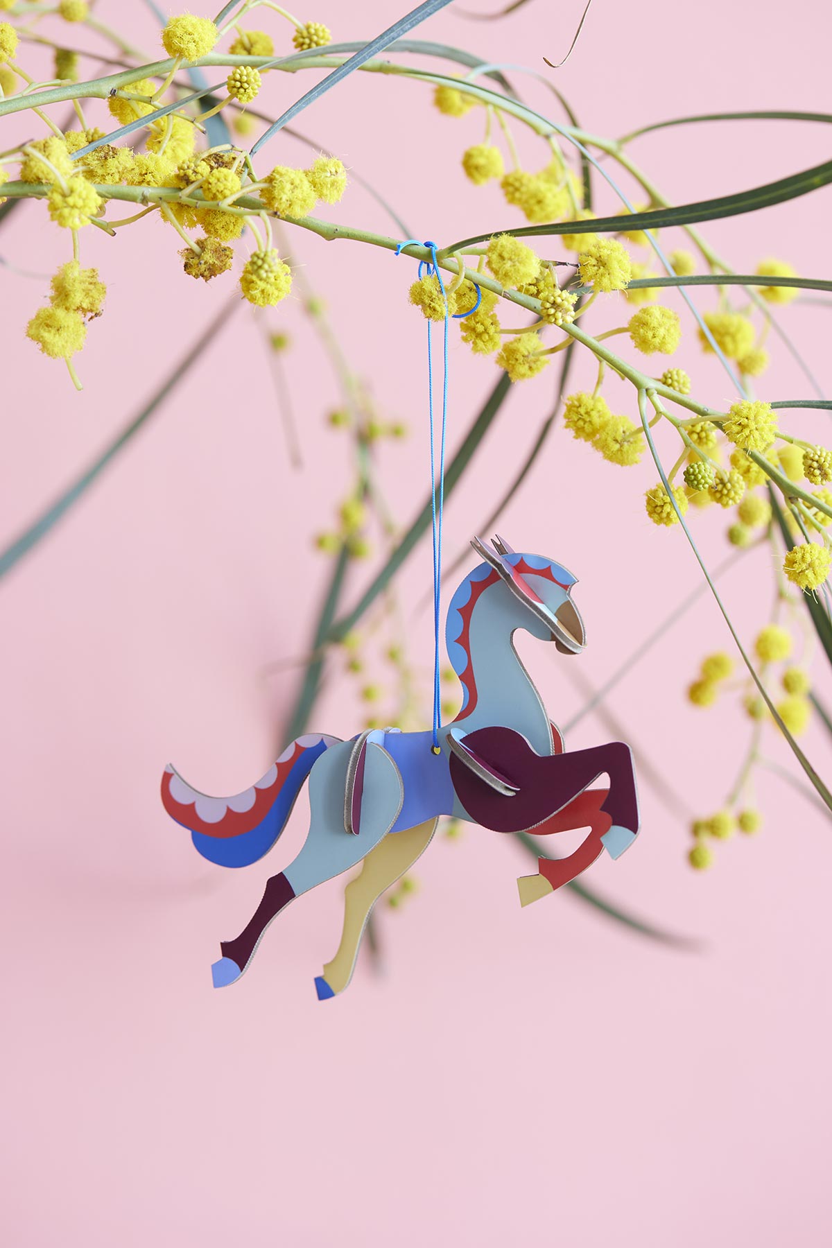 Pegasus lucky charm styled as wall decor