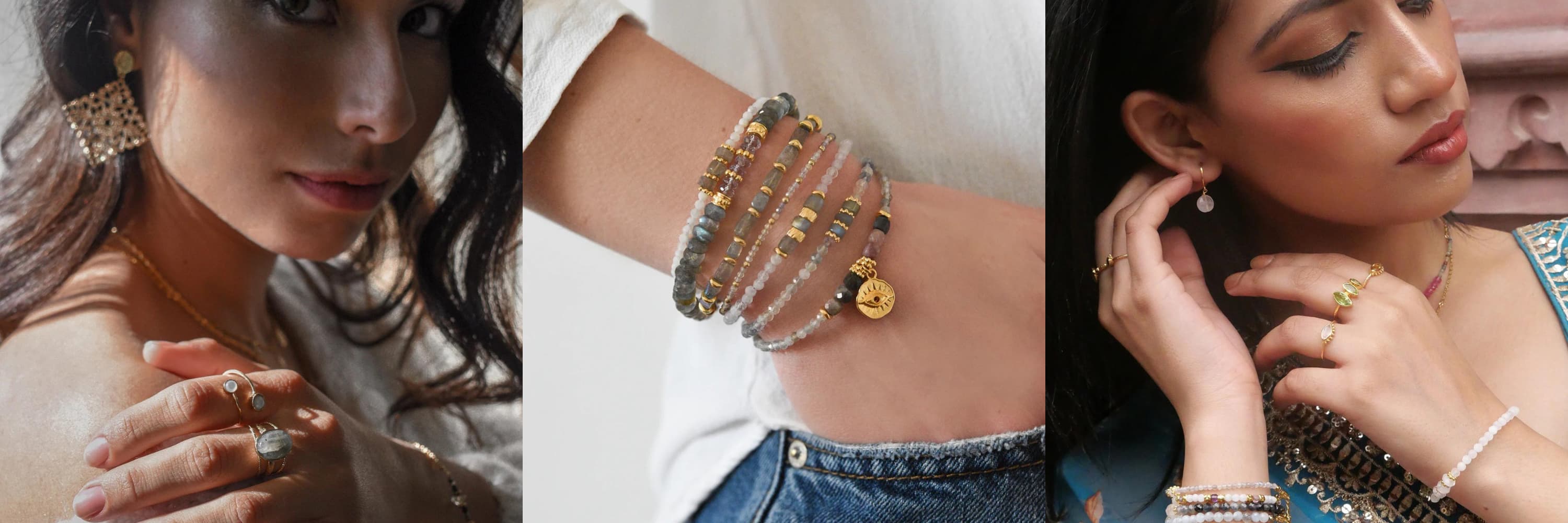 Sustainable necklaces, earrings and bracelets curated by Urban Wild