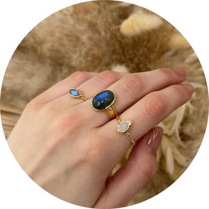 Sustainable stacking rings made with recycled metals from Urban Wild