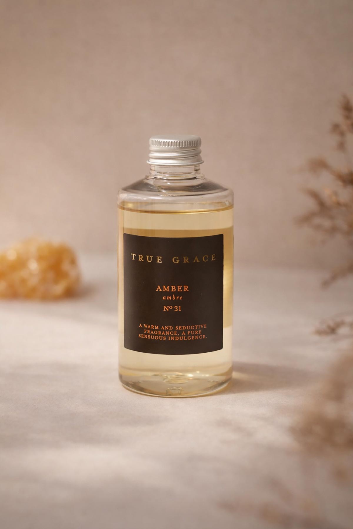 True Grace Amber Diffuser Refill warm home fragrance