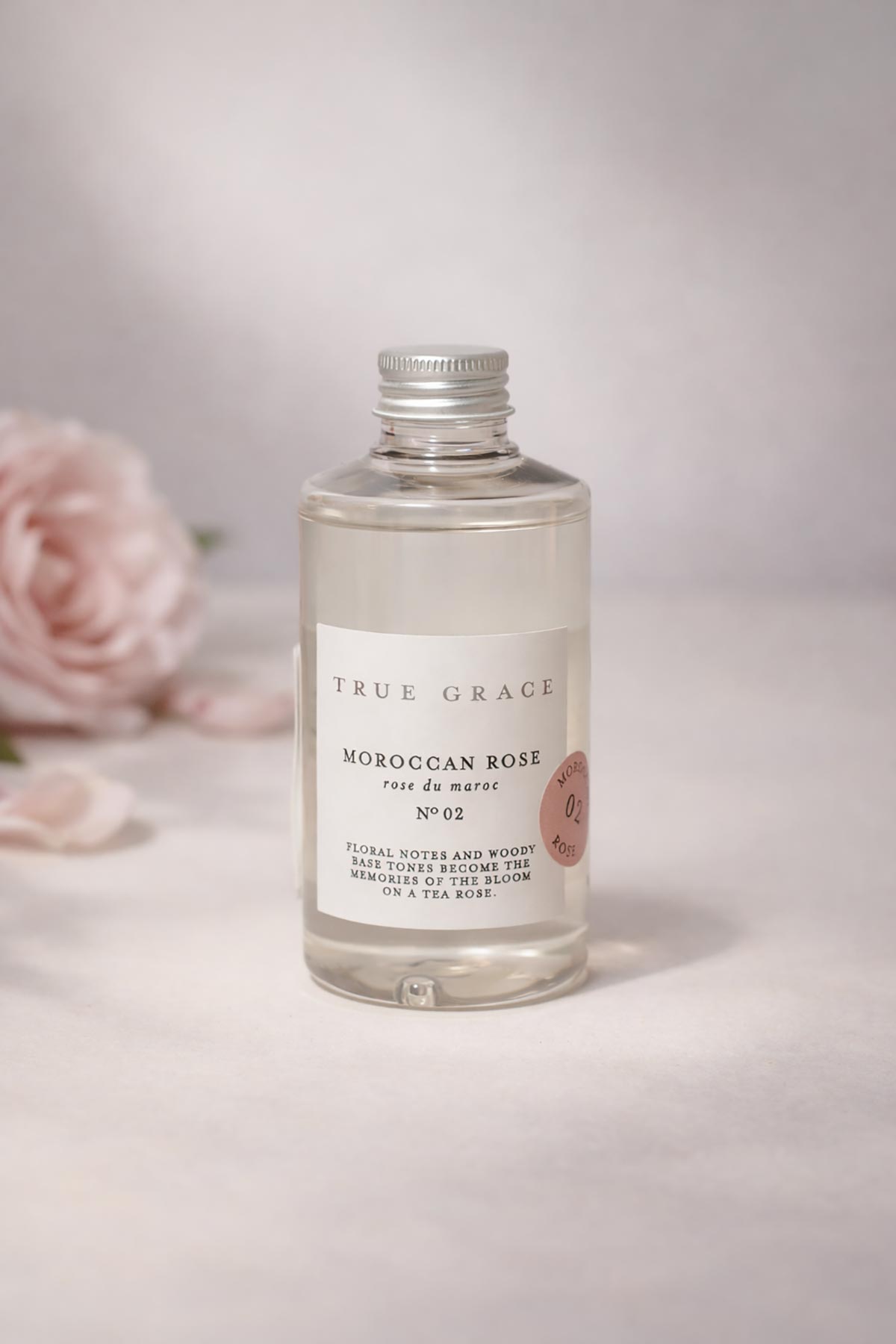 True Grace Moroccan Rose Diffuser Refill sustainable home fragrance