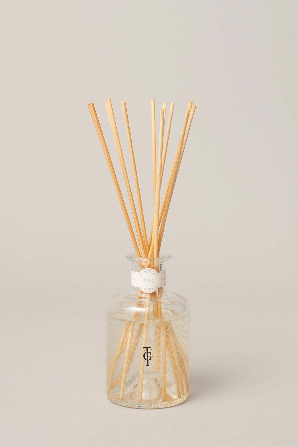 Moroccan Rose diffuser with reeds by True Grace