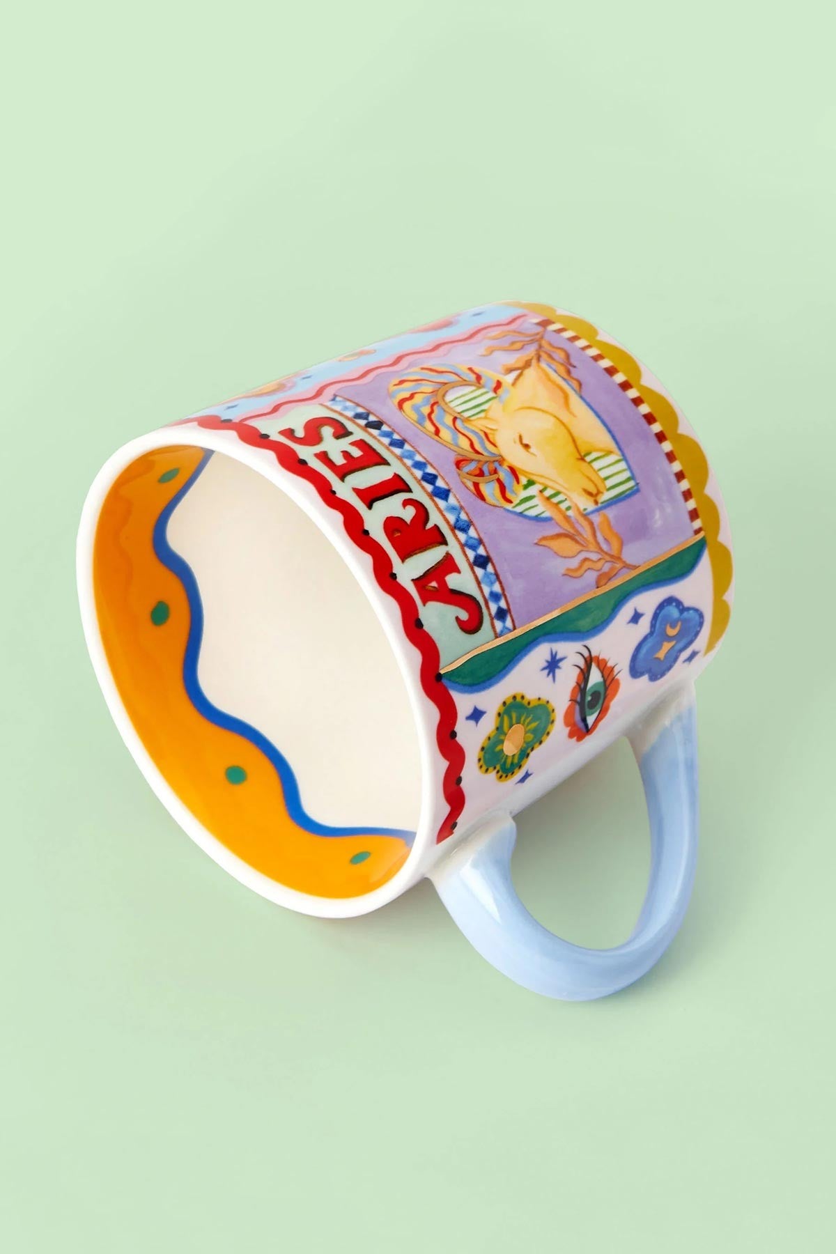 Aries Zodiac Hand Painted Design Mug — Urban Wild