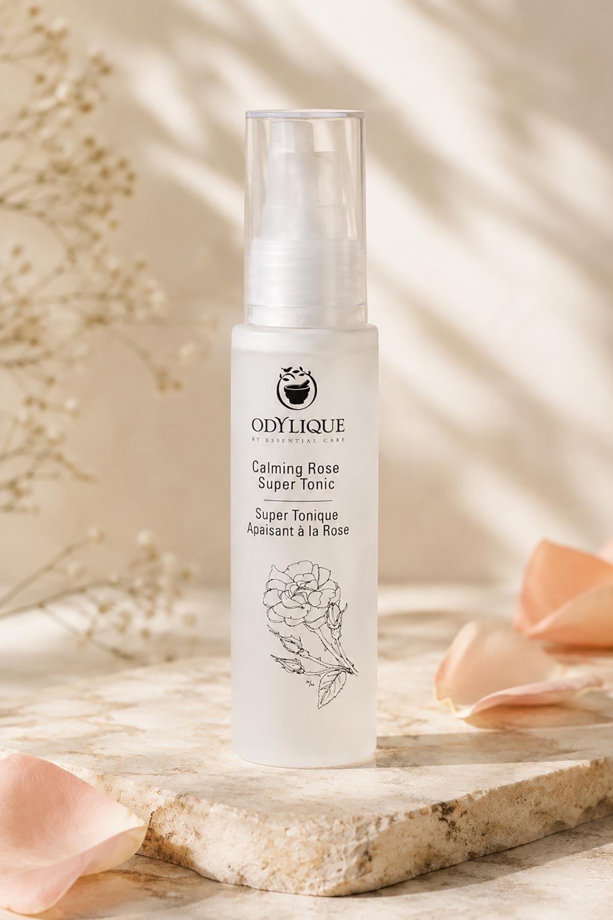 Odylique organic calming rose water toner 50ml bottle for sensitive skin — Urban Wild