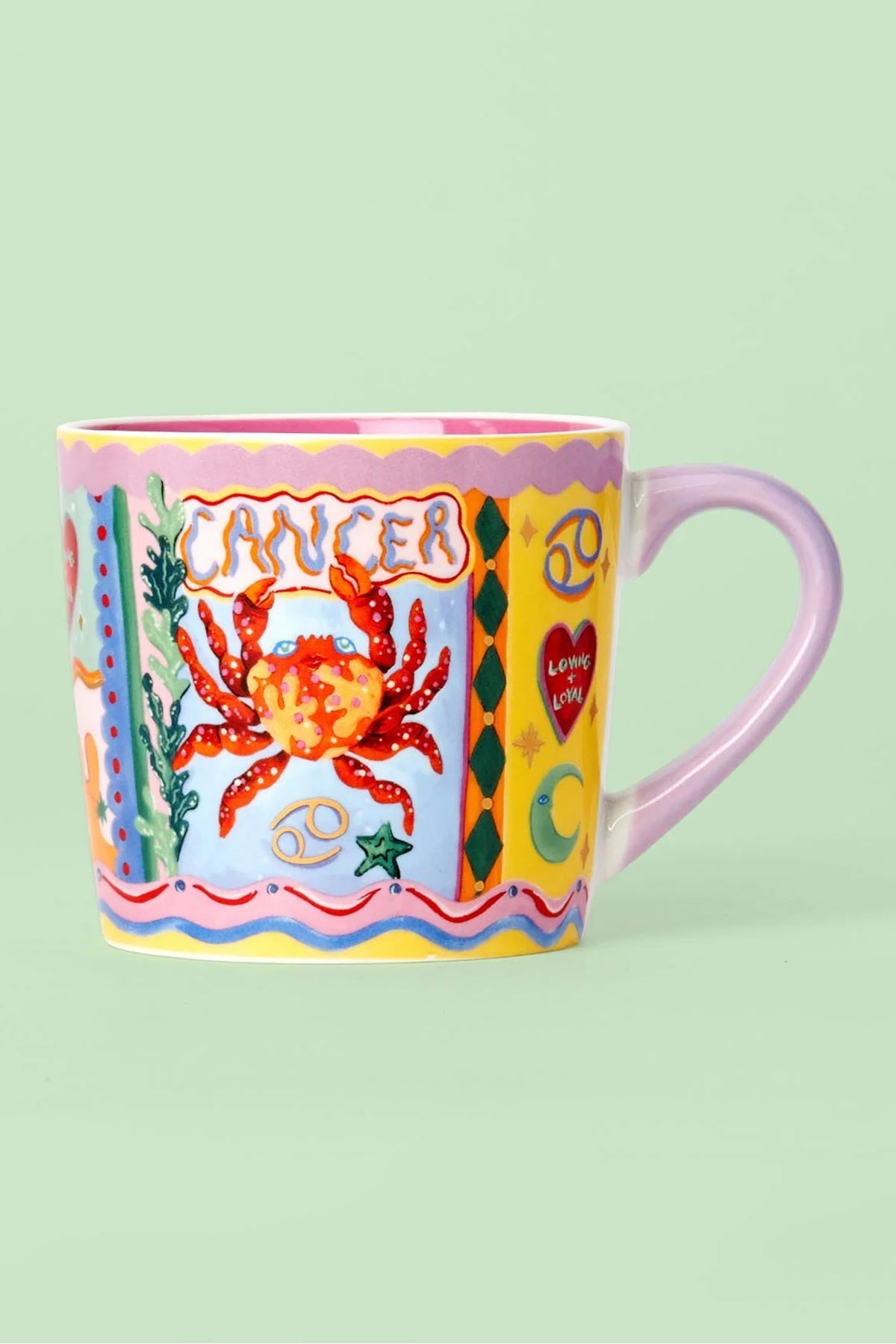 Cancer Zodiac Hand Painted Design Mug — Urban Wild