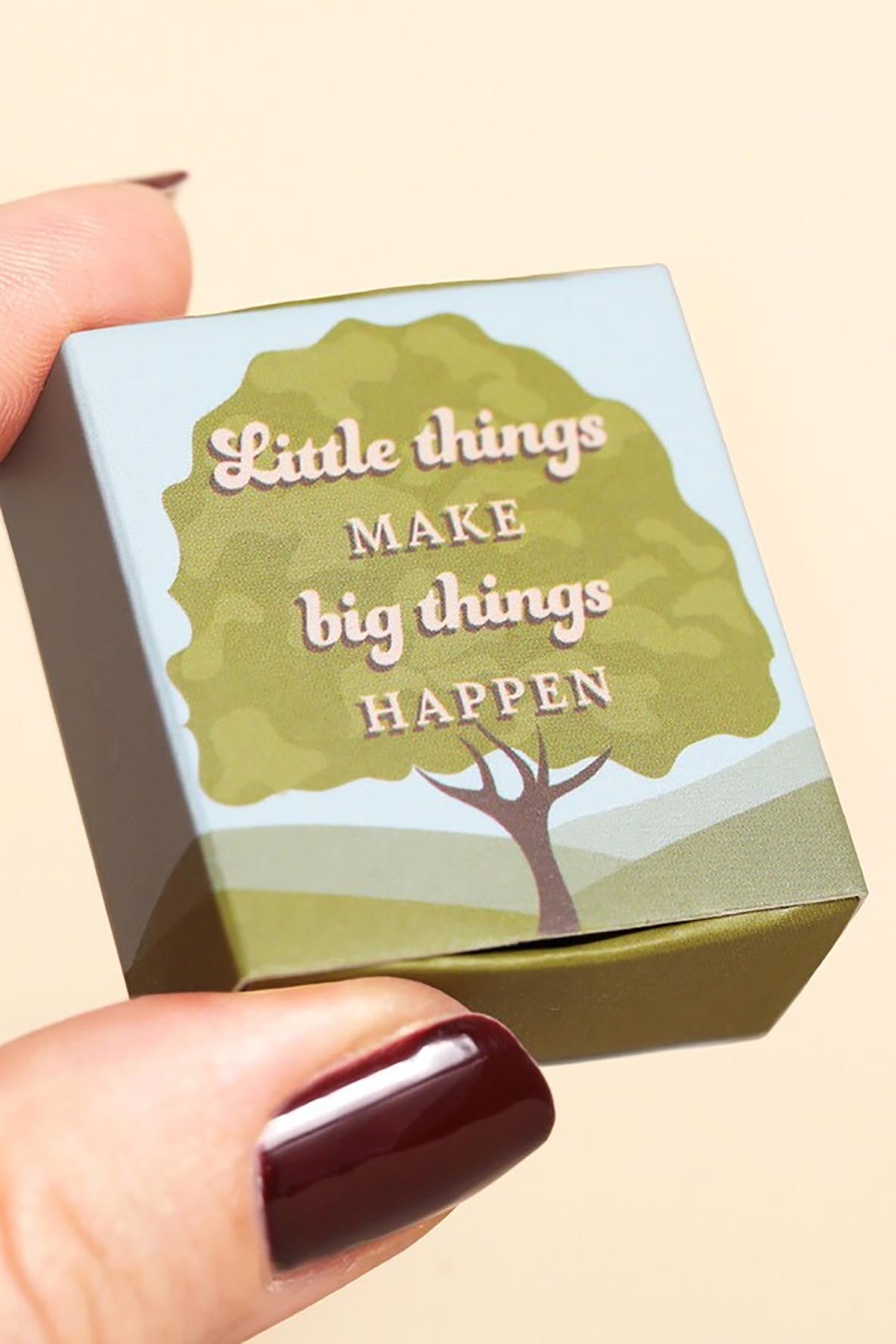 Tiny Matchbox Ceramic Acorn Token — Urban Wild