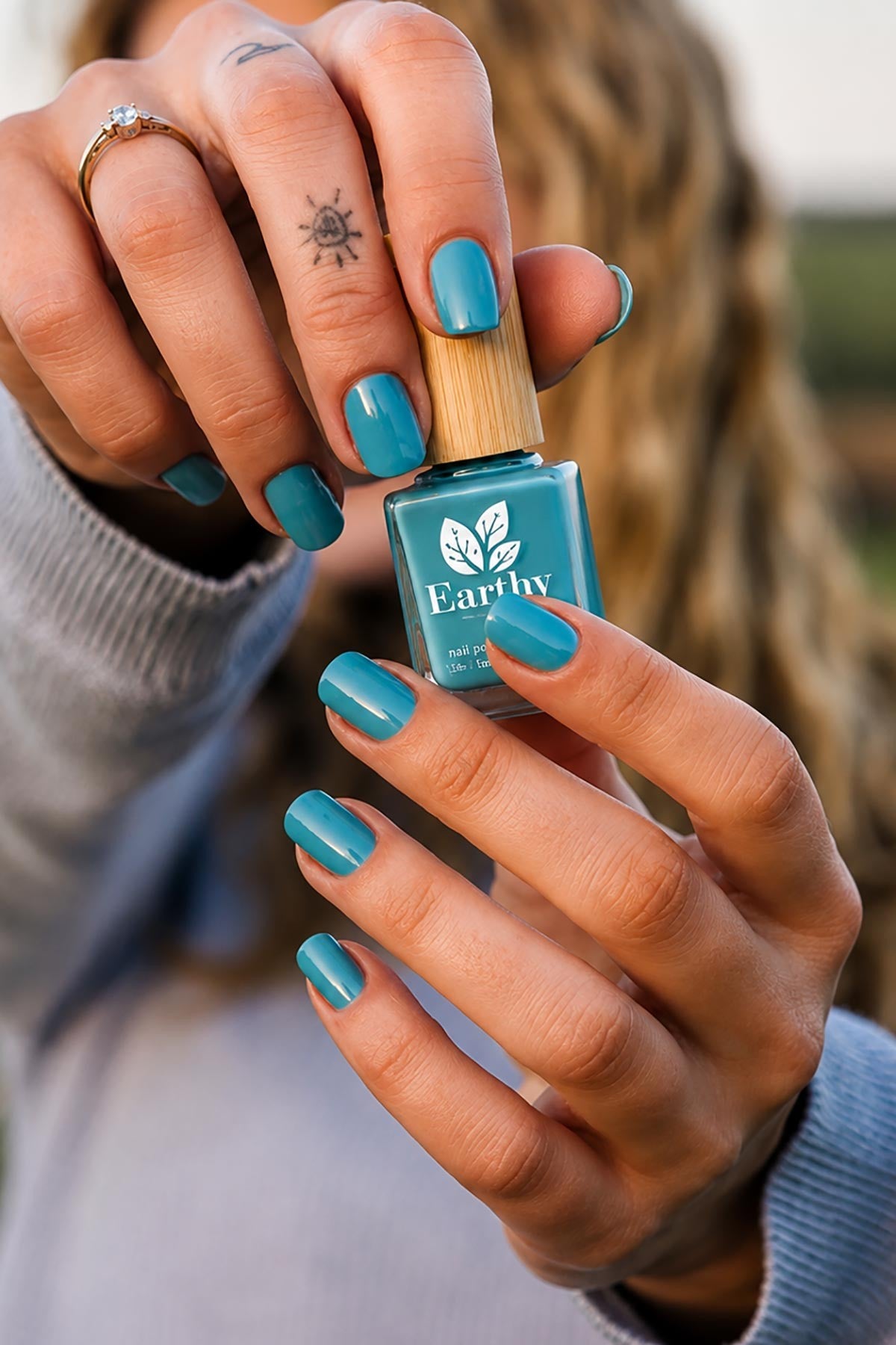 Forget Me Not Turquoise Plant-Based Nail Polish — Urban Wild