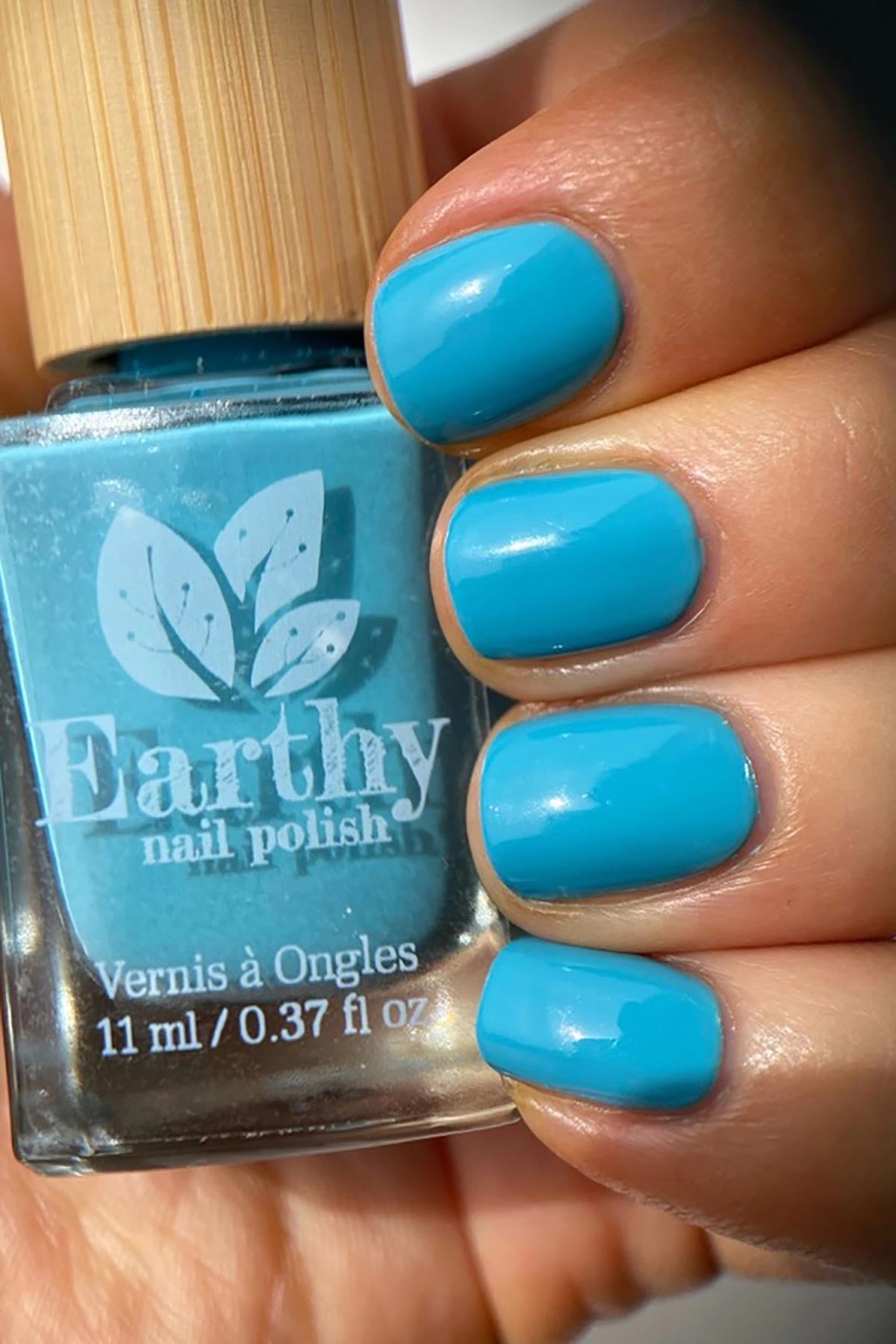 Forget Me Not Turquoise Plant-Based Nail Polish — Urban Wild