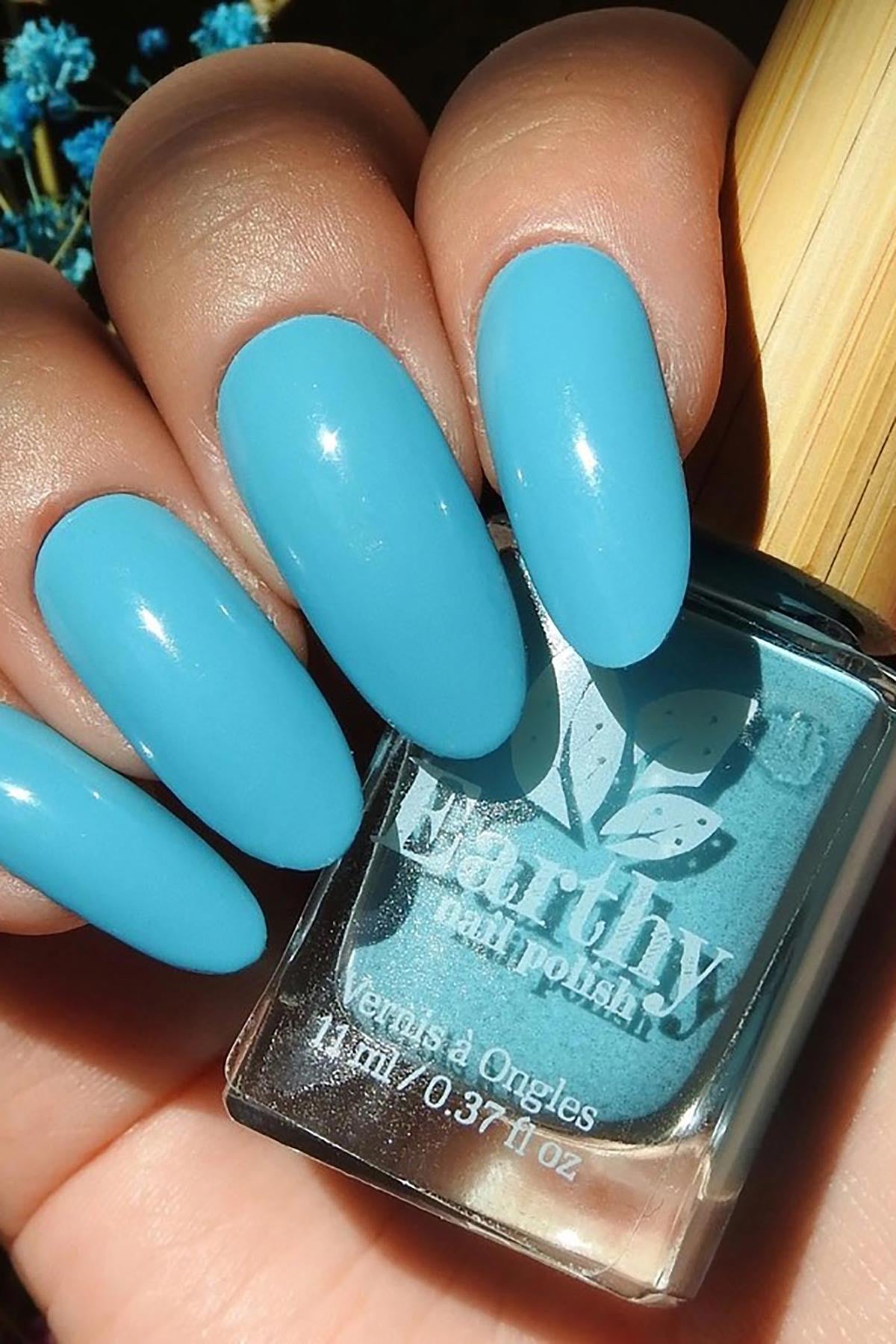 Forget Me Not Turquoise Plant-Based Nail Polish — Urban Wild