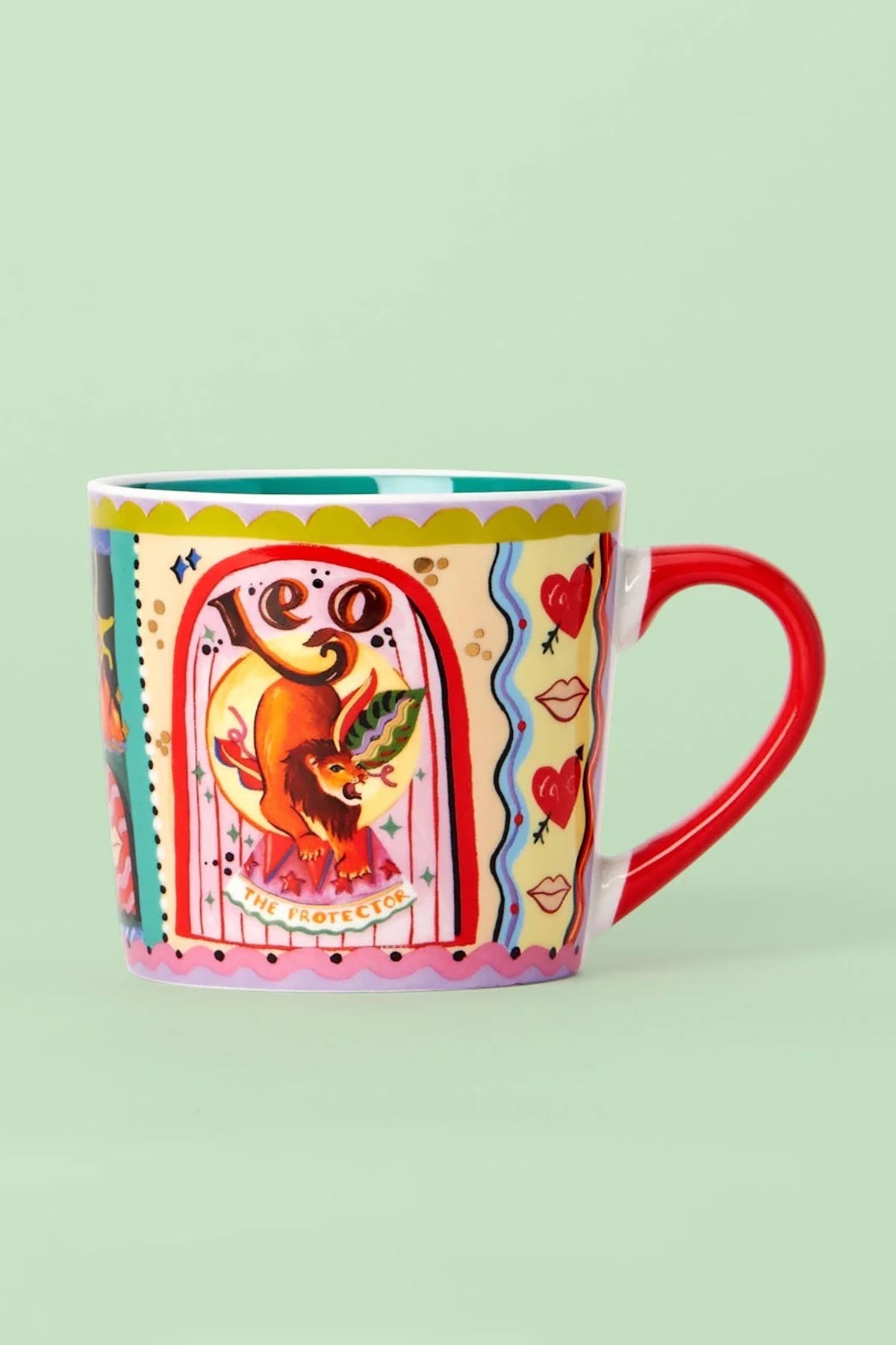 Leo Zodiac Hand Painted Design Mug — Urban Wild