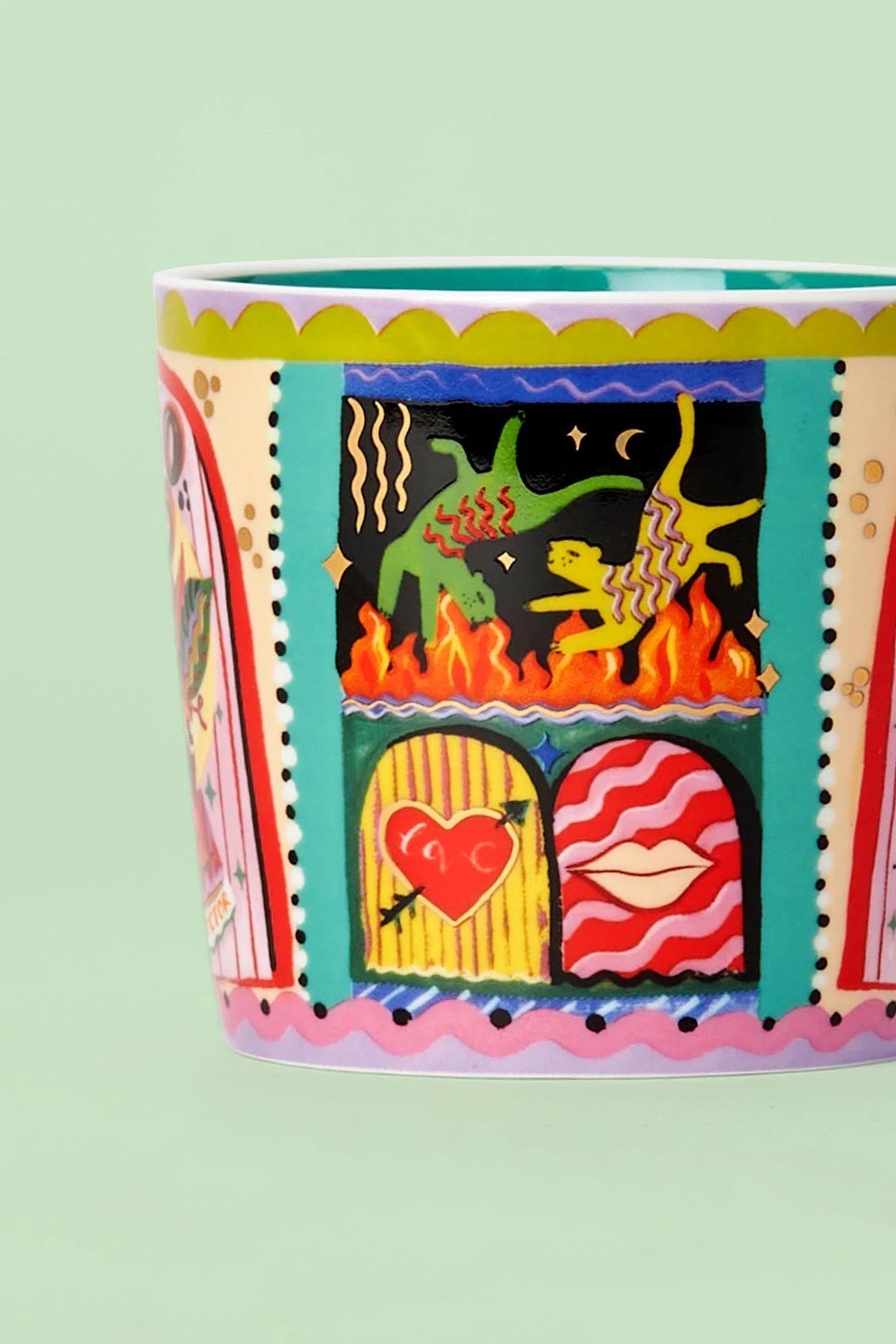Leo Zodiac Hand Painted Design Mug — Urban Wild