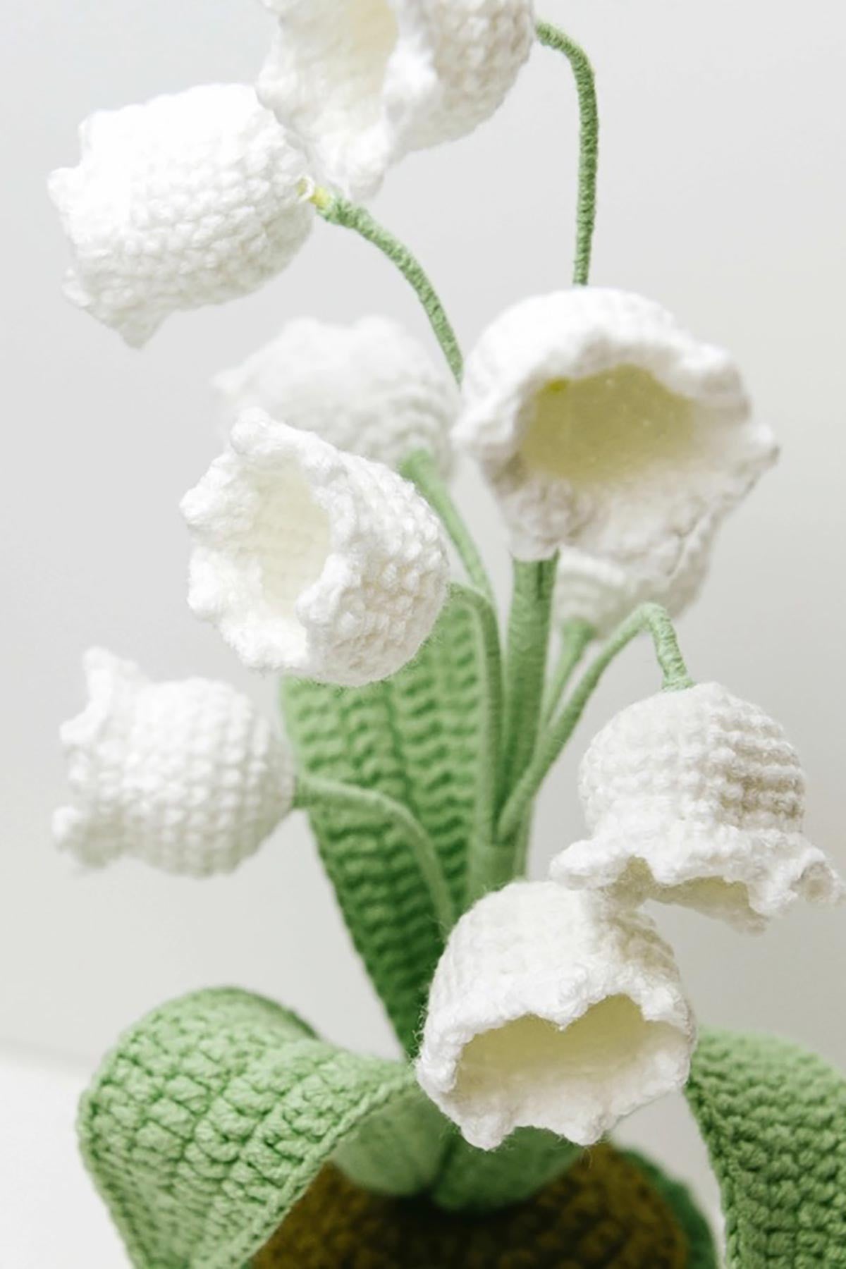 Lily of the Valley Crochet Flower Pot — Urban Wild