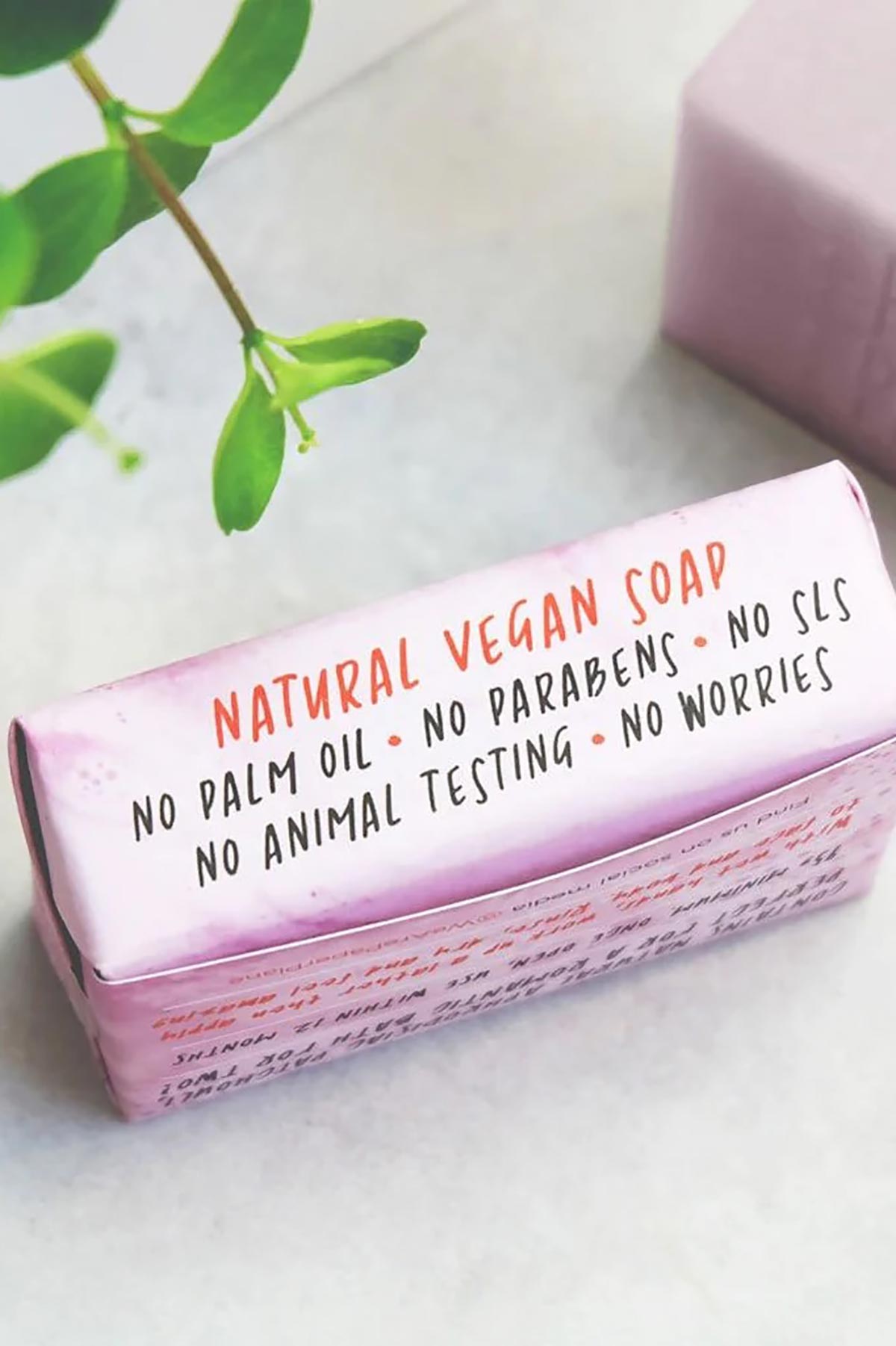 Lovers' Soap natural vegan bar with no palm oil parabens or SLS credentials — Urban Wild