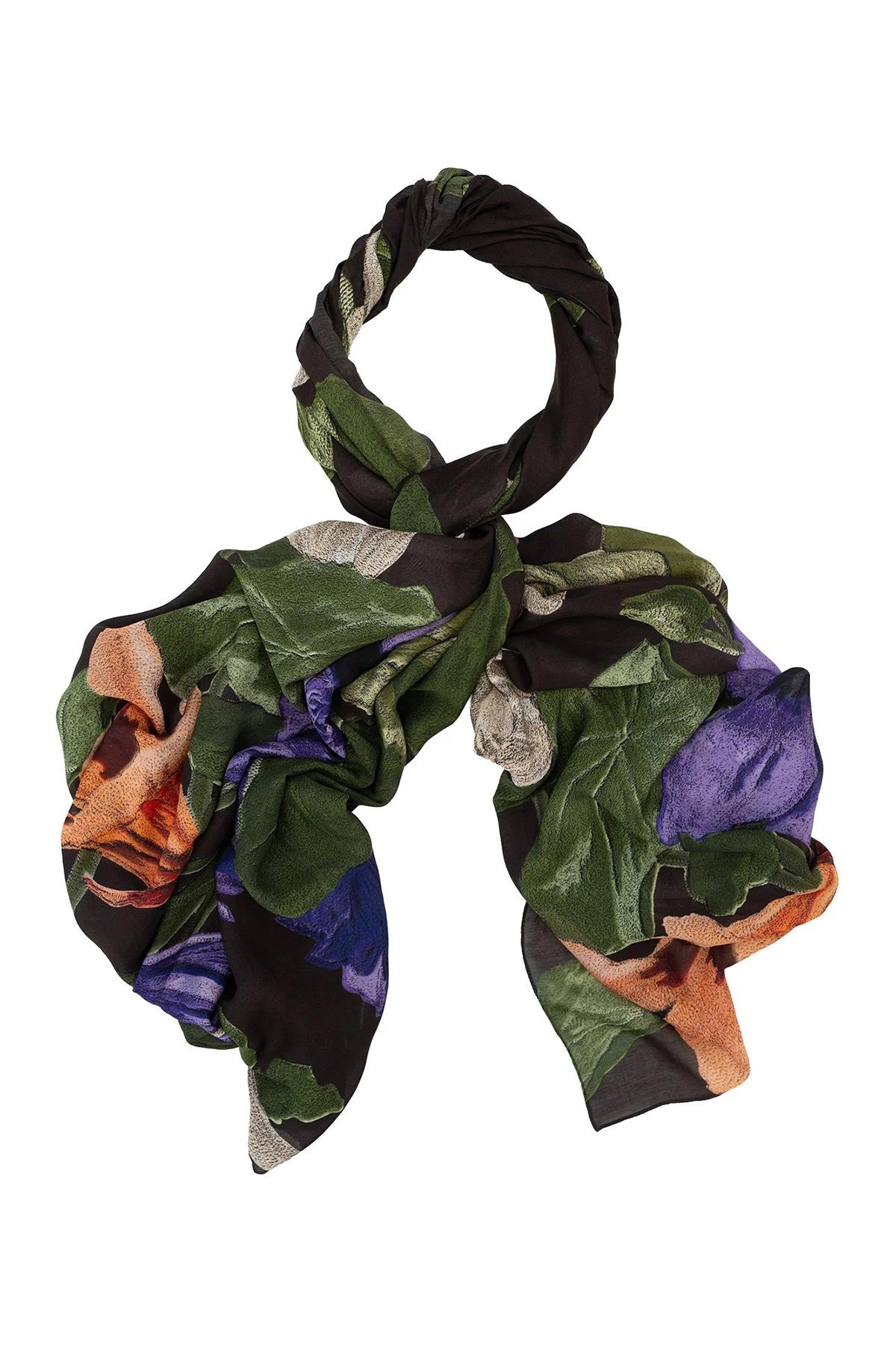 Nasturtium Black Scarf — Urban Wild