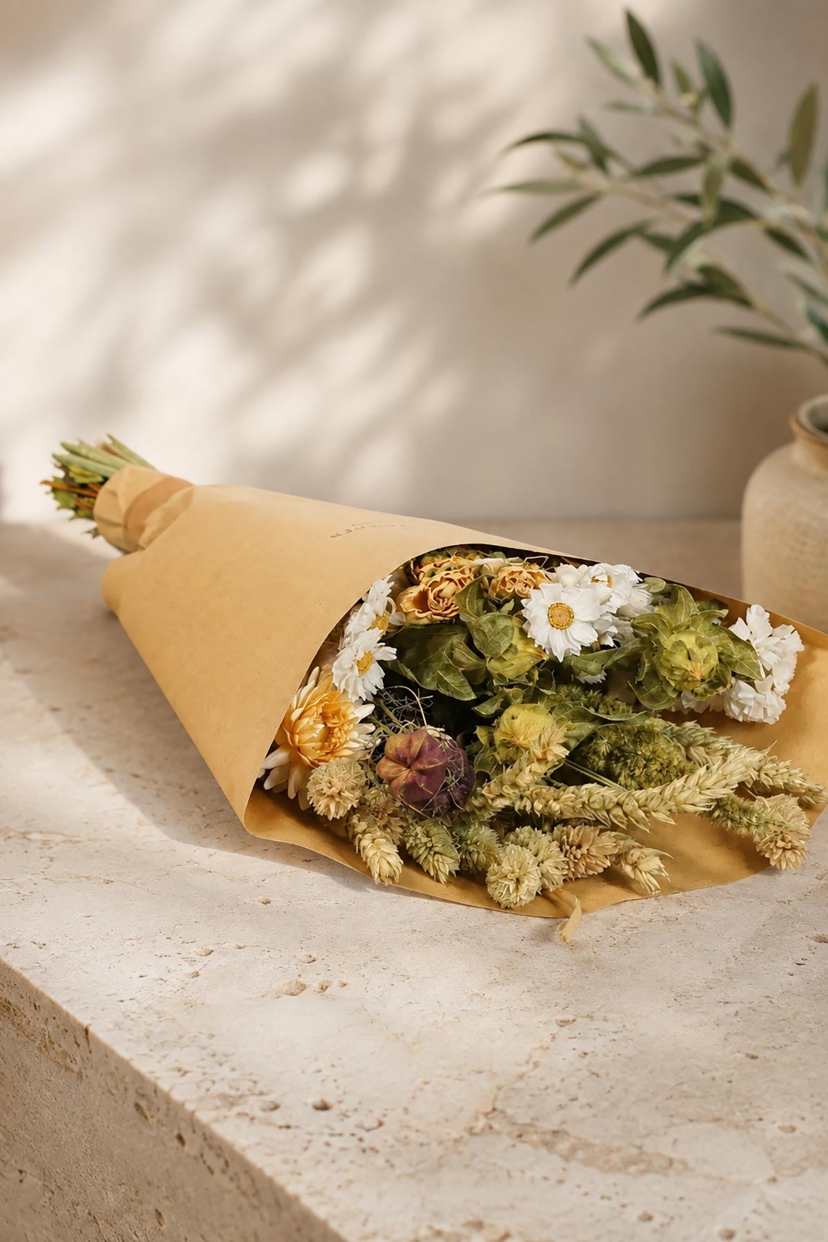 Natural Dried Wildflower Field Bouquet — Urban Wild