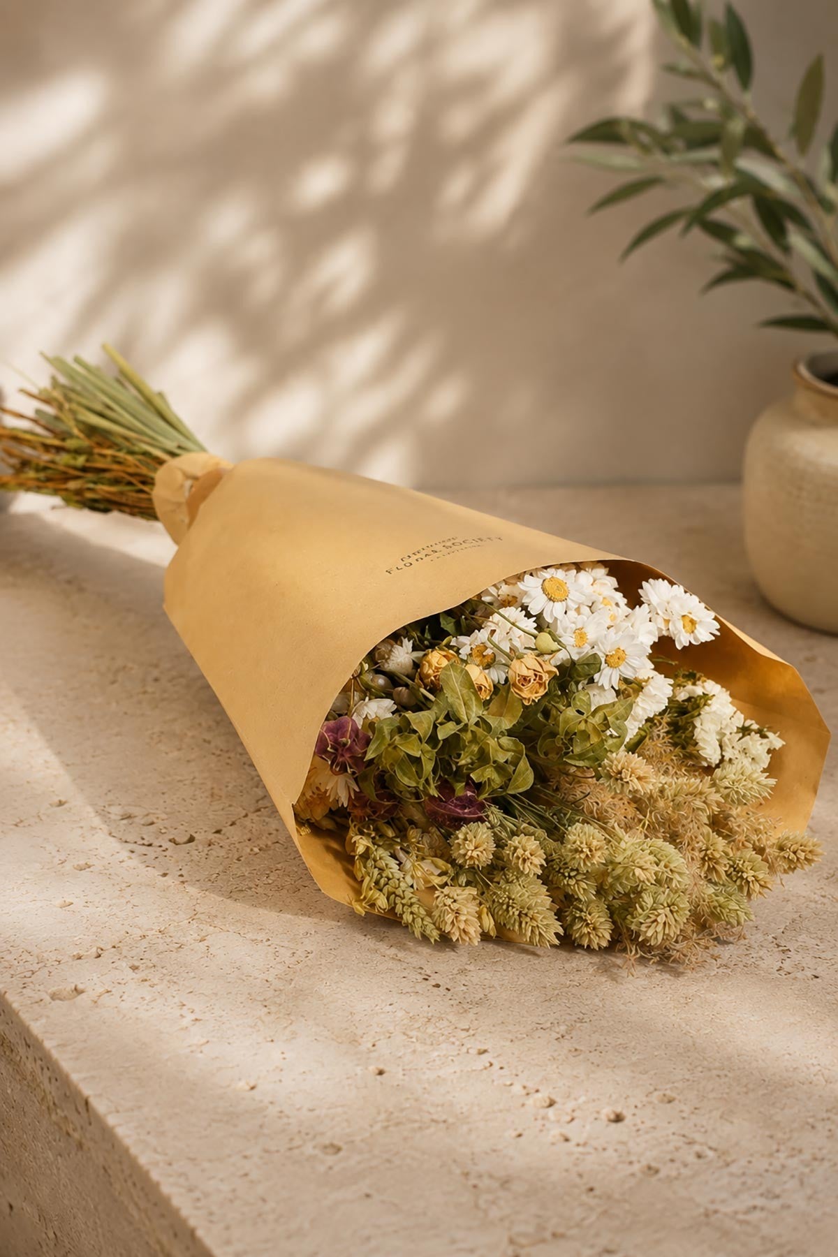 Natural Dried Wildflower Field Bouquet — Urban Wild